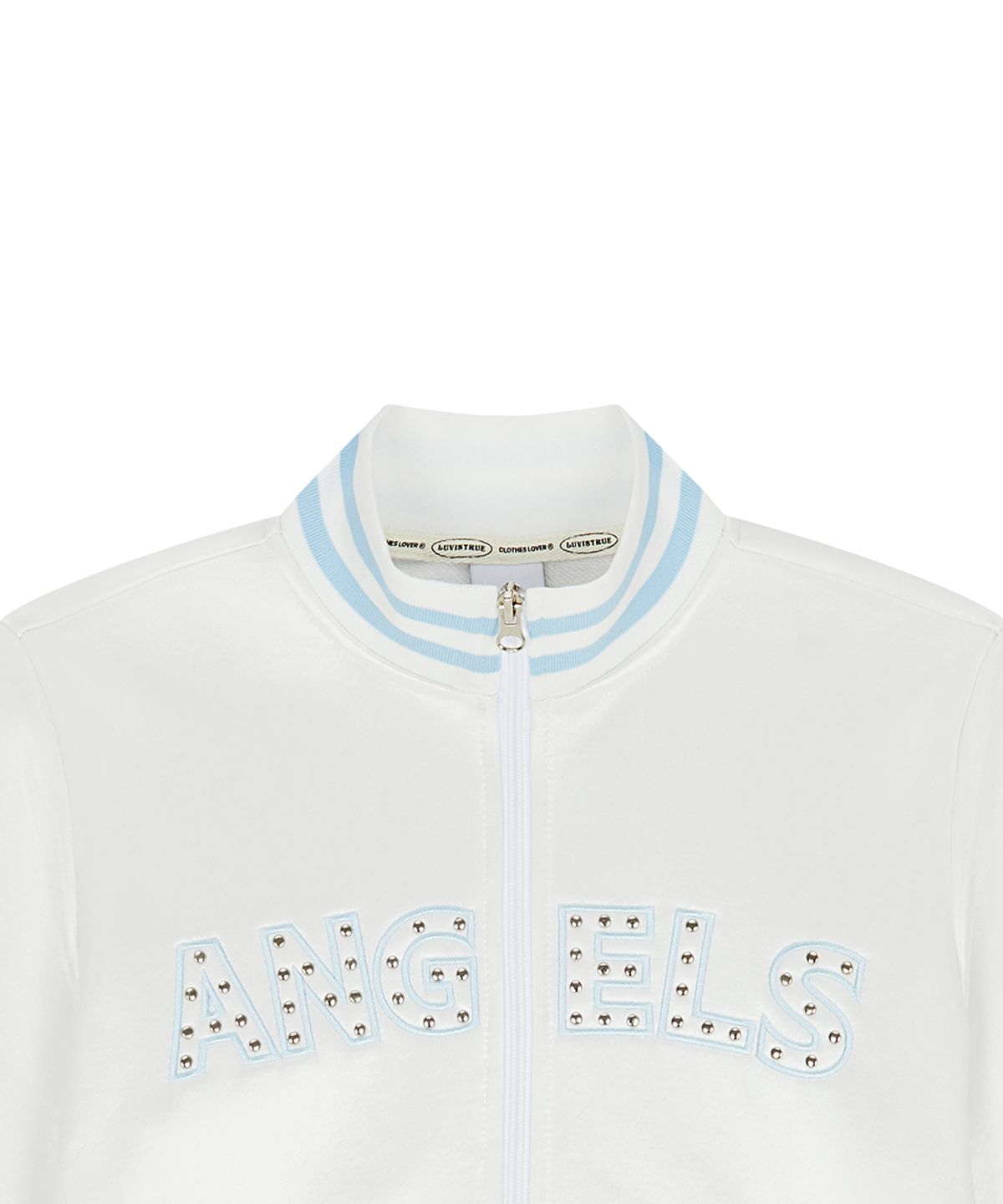 러브이즈트루(LUVISTRUE) EL ANGELS TRAINING ZIP UP(WHITE)