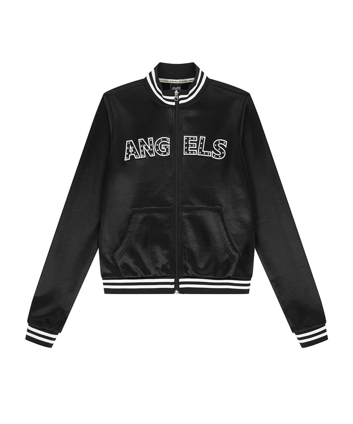 러브이즈트루(LUVISTRUE) EL ANGELS TRAINING ZIP UP(BLACK)