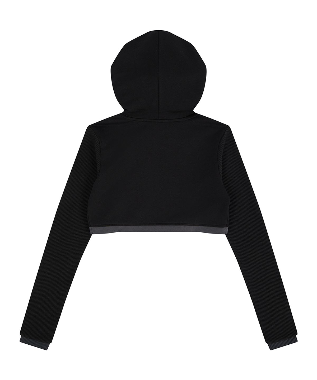 러브이즈트루(LUVISTRUE) EL EYELET HOOD BOLERO CARDIGAN(BLACK)