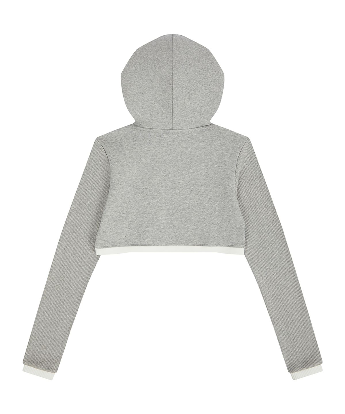 러브이즈트루(LUVISTRUE) EL EYELET HOOD BOLERO CARDIGAN(GRAY)