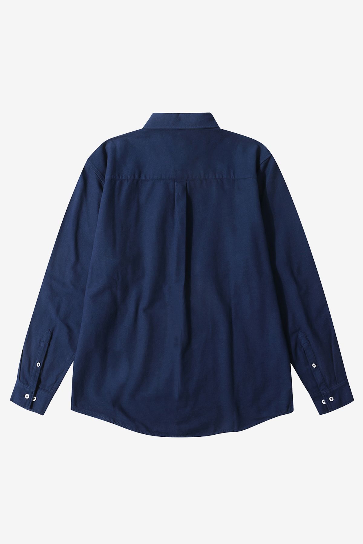르몽생미셸(LE MONT ST MICHEL) COSMO - Logo embroidery basic shirts_Navy