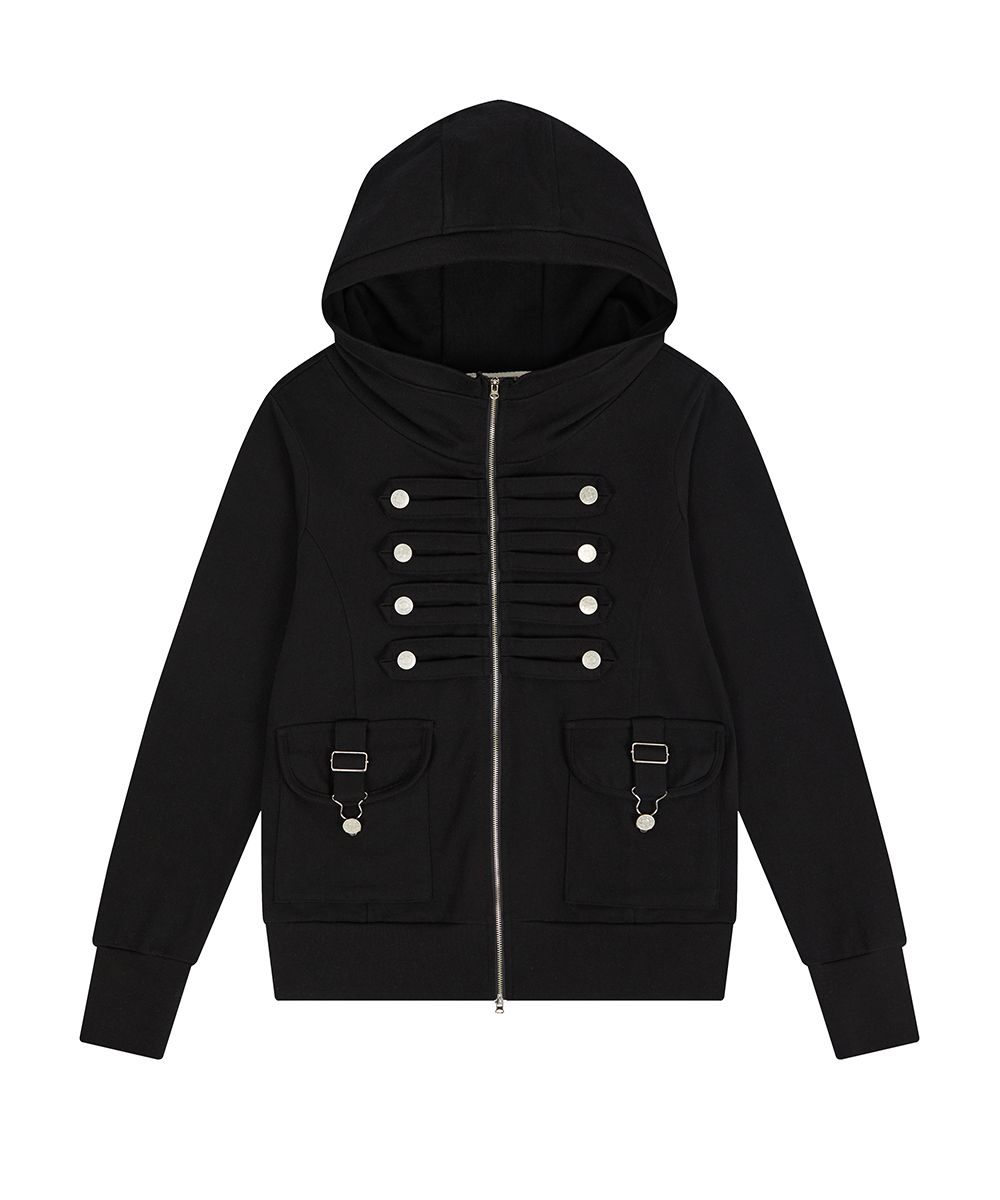 トップス LUVISTRUE EL PIRATE HOOD ZIP UP(BLACK) MUSINSA公式 | LUVISTRUE EL PIRATE HOOD ZIP UP(BLACK)