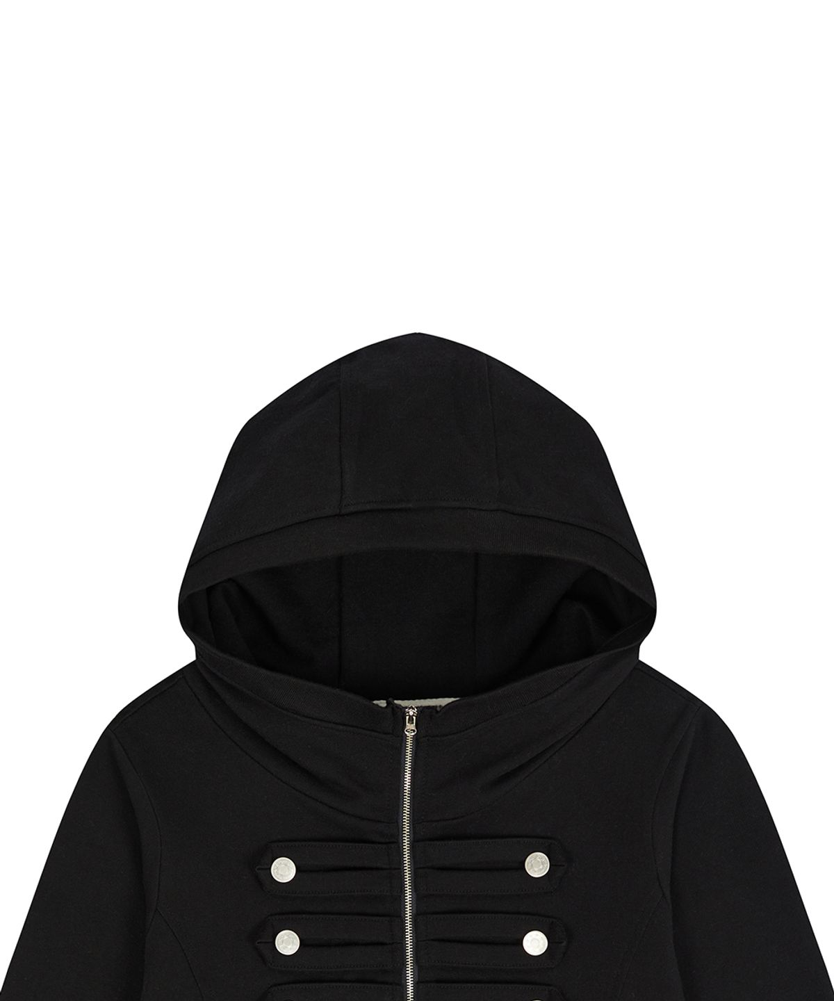 러브이즈트루(LUVISTRUE) EL PIRATE HOOD ZIP UP(BLACK)