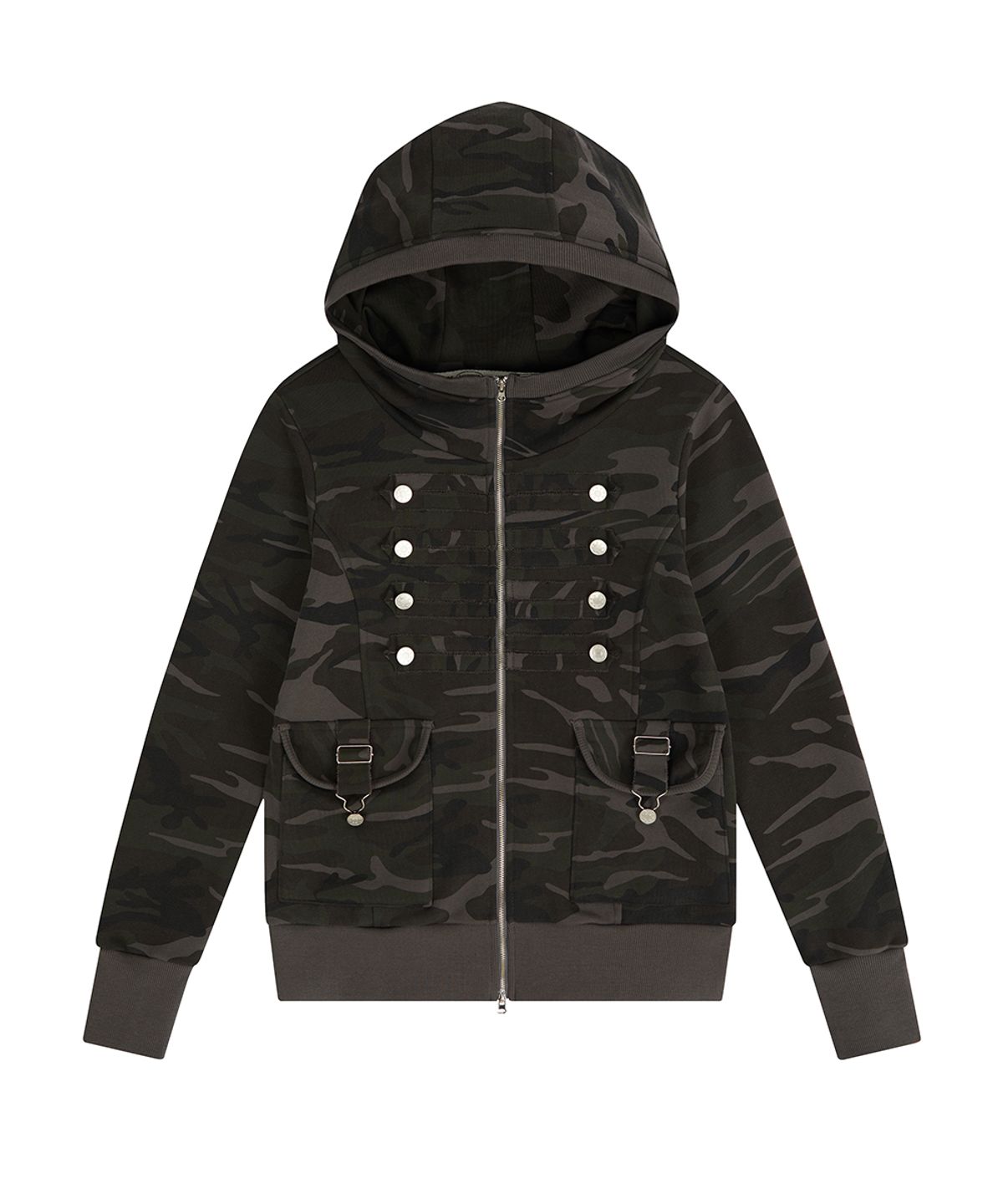 러브이즈트루(LUVISTRUE) EL PIRATE HOOD ZIP UP(CAMO)