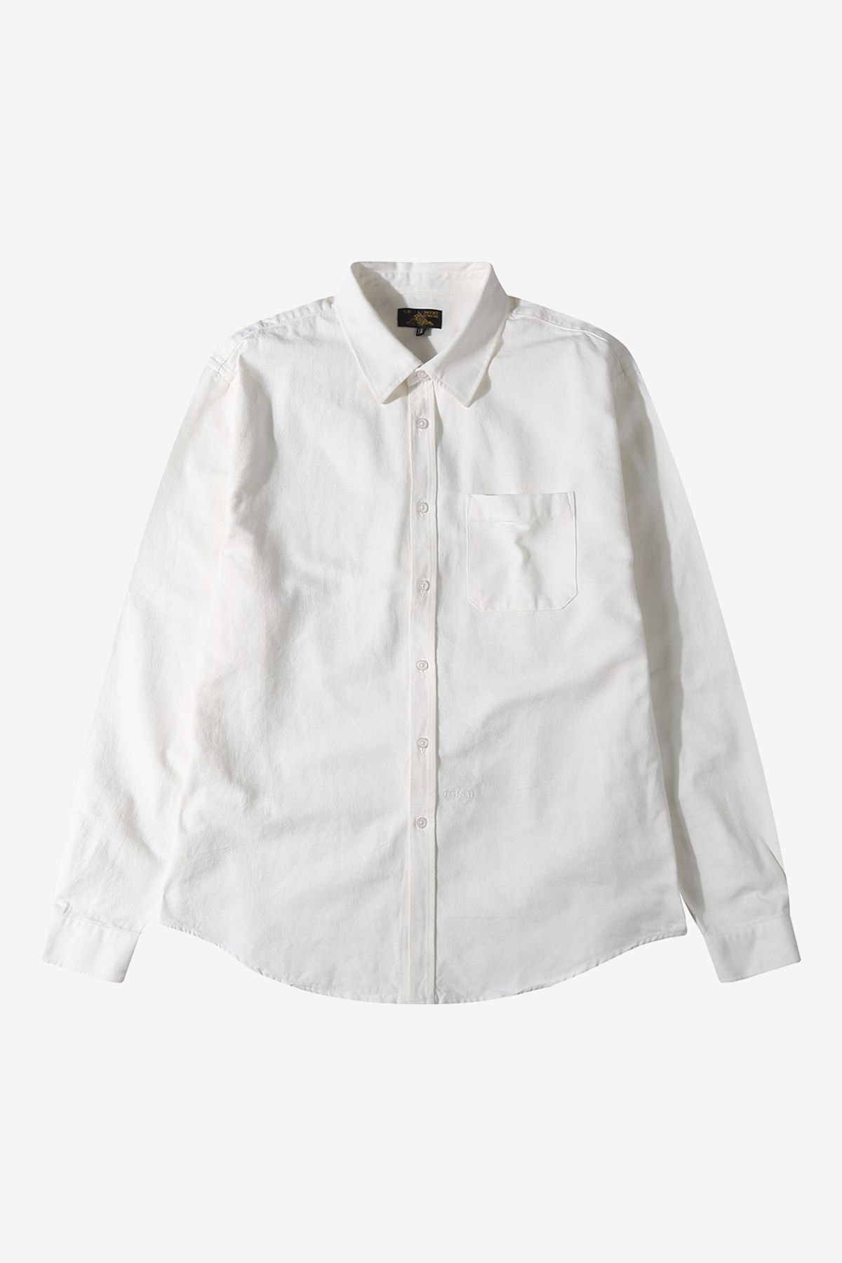 르몽생미셸(LE MONT ST MICHEL) COSMO - Logo embroidery basic shirts_White