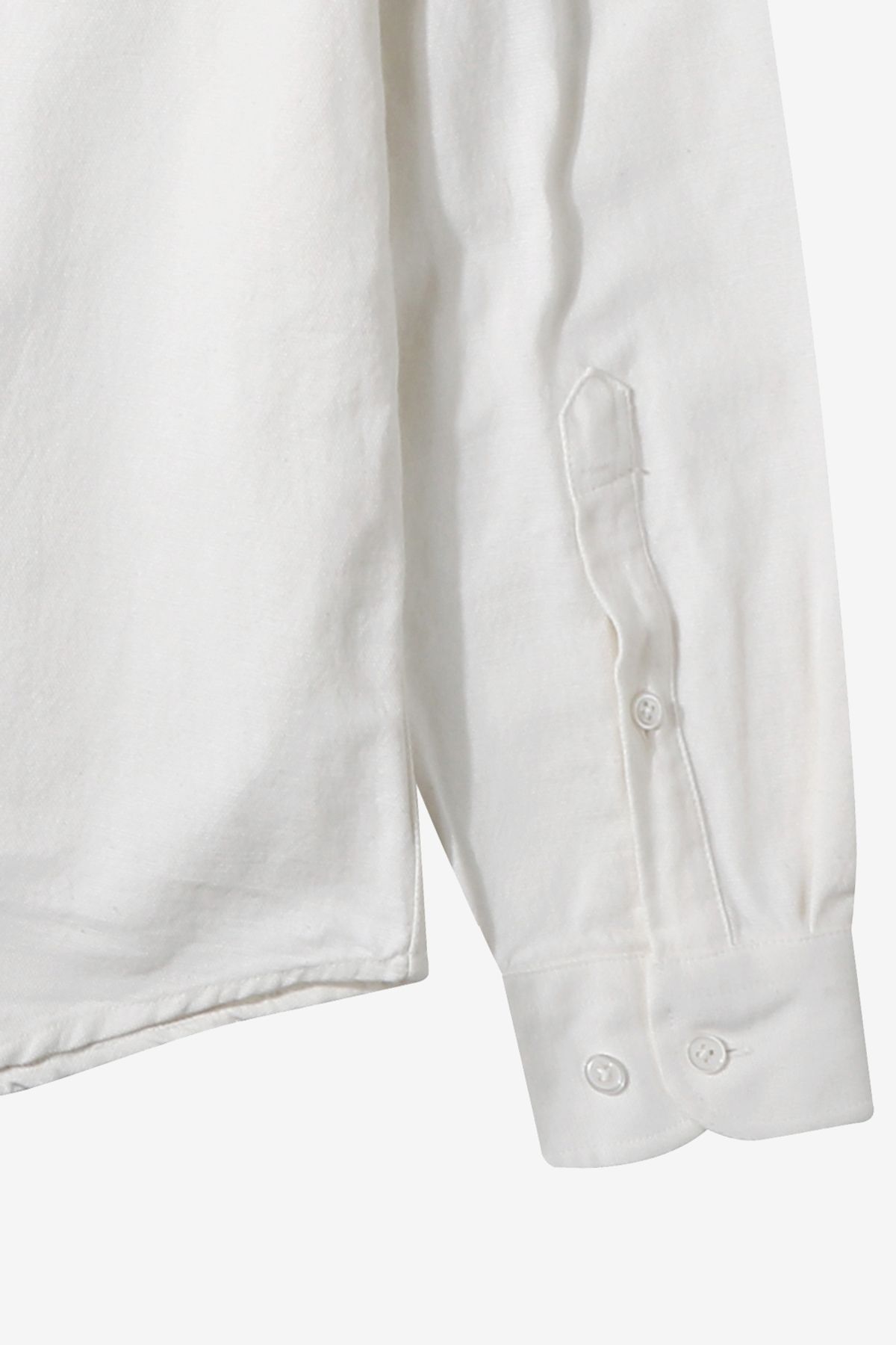 르몽생미셸(LE MONT ST MICHEL) COSMO - Logo embroidery basic shirts_White