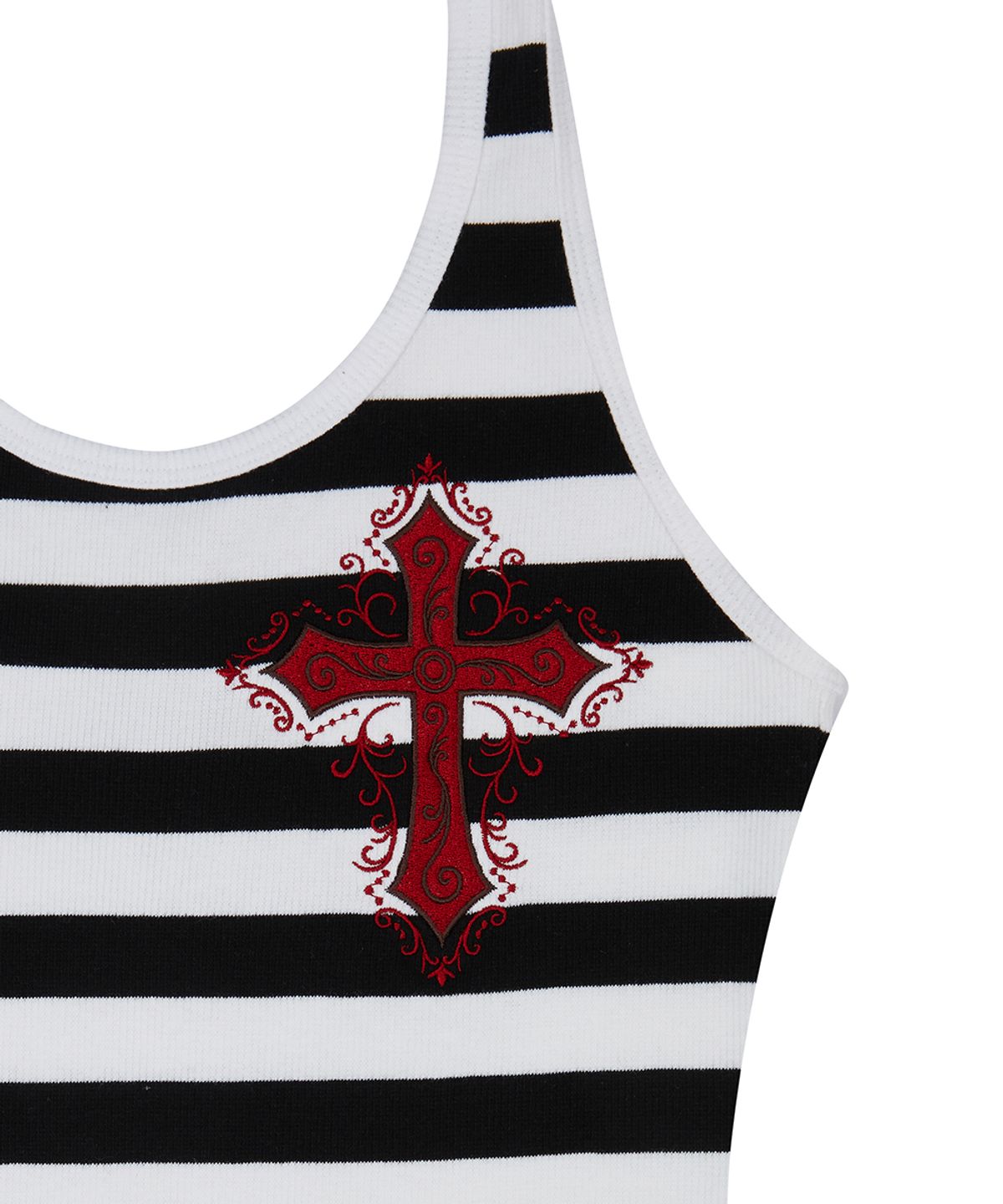 러브이즈트루(LUVISTRUE) EL CROSS HALTER NECK TOP(WHITE)