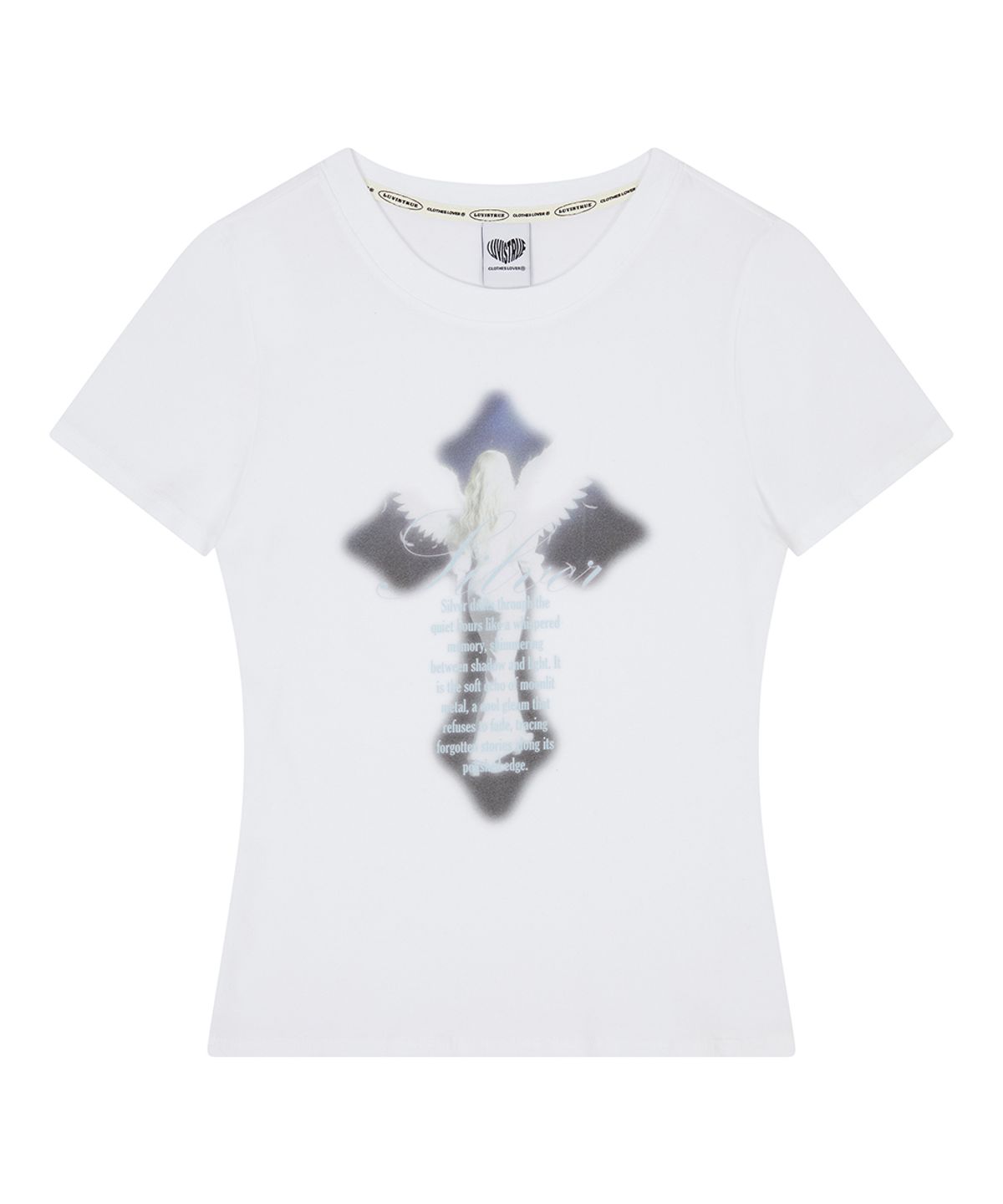 러브이즈트루(LUVISTRUE) EL CROSS FAIRY GRAPHIC TEE(WHITE)