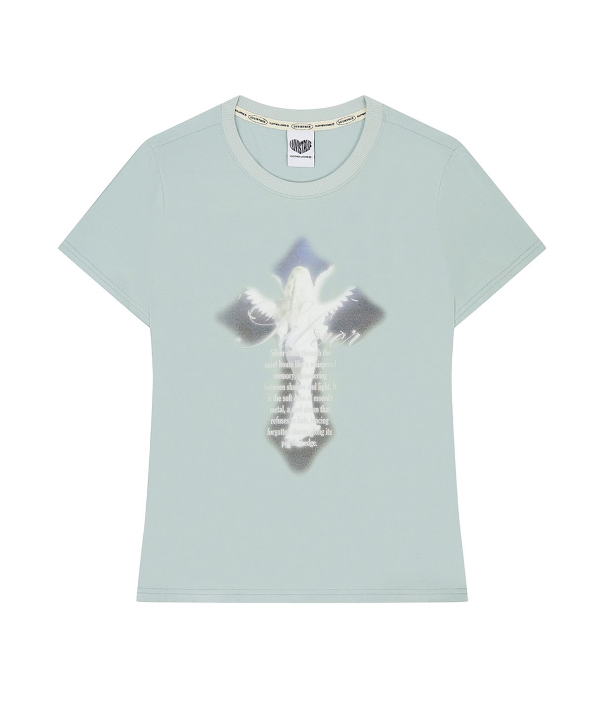 러브이즈트루(LUVISTRUE) EL CROSS FAIRY GRAPHIC TEE(MINT)