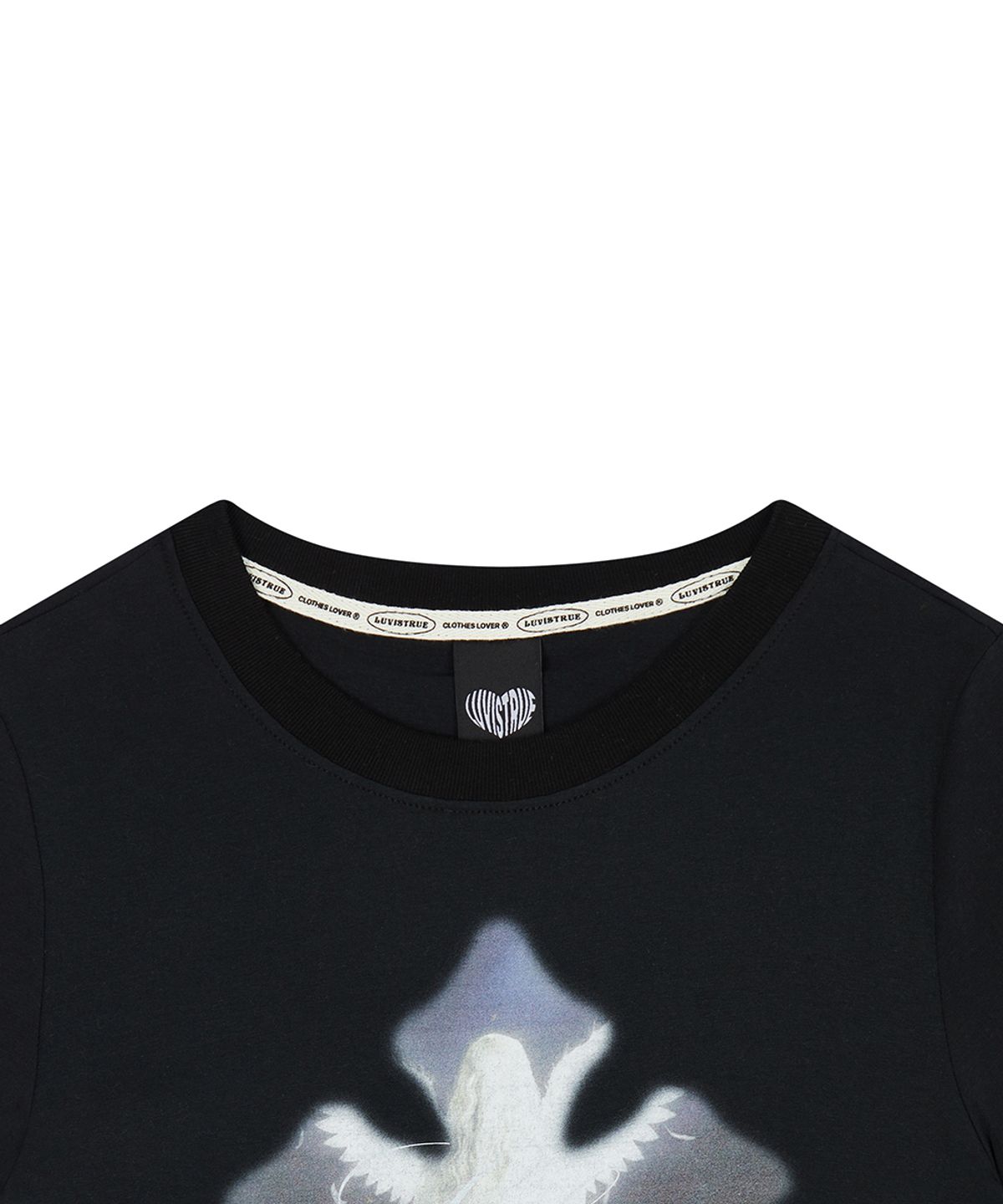 러브이즈트루(LUVISTRUE) EL CROSS FAIRY GRAPHIC TEE(BLACK)