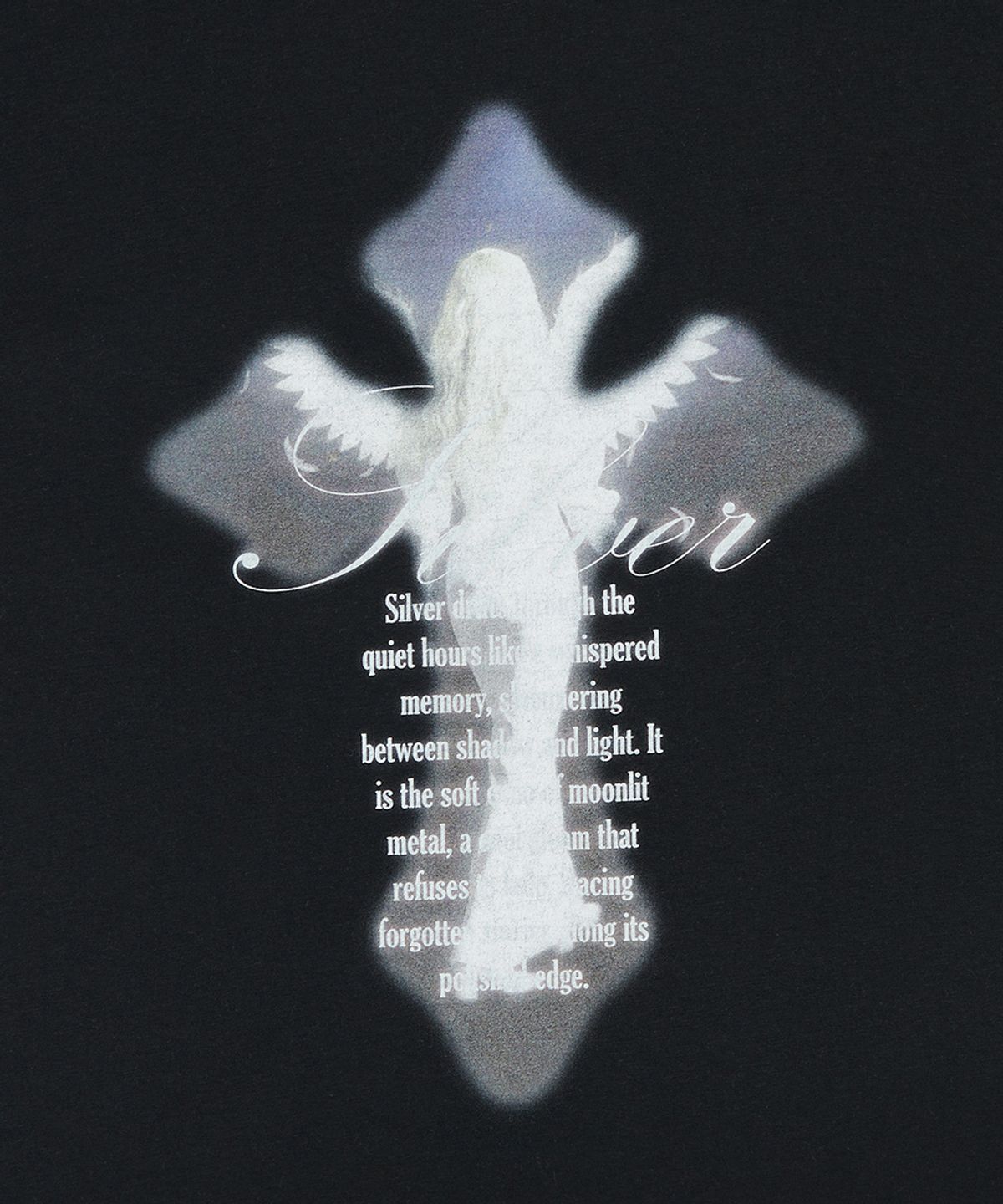 러브이즈트루(LUVISTRUE) EL CROSS FAIRY GRAPHIC TEE(BLACK)