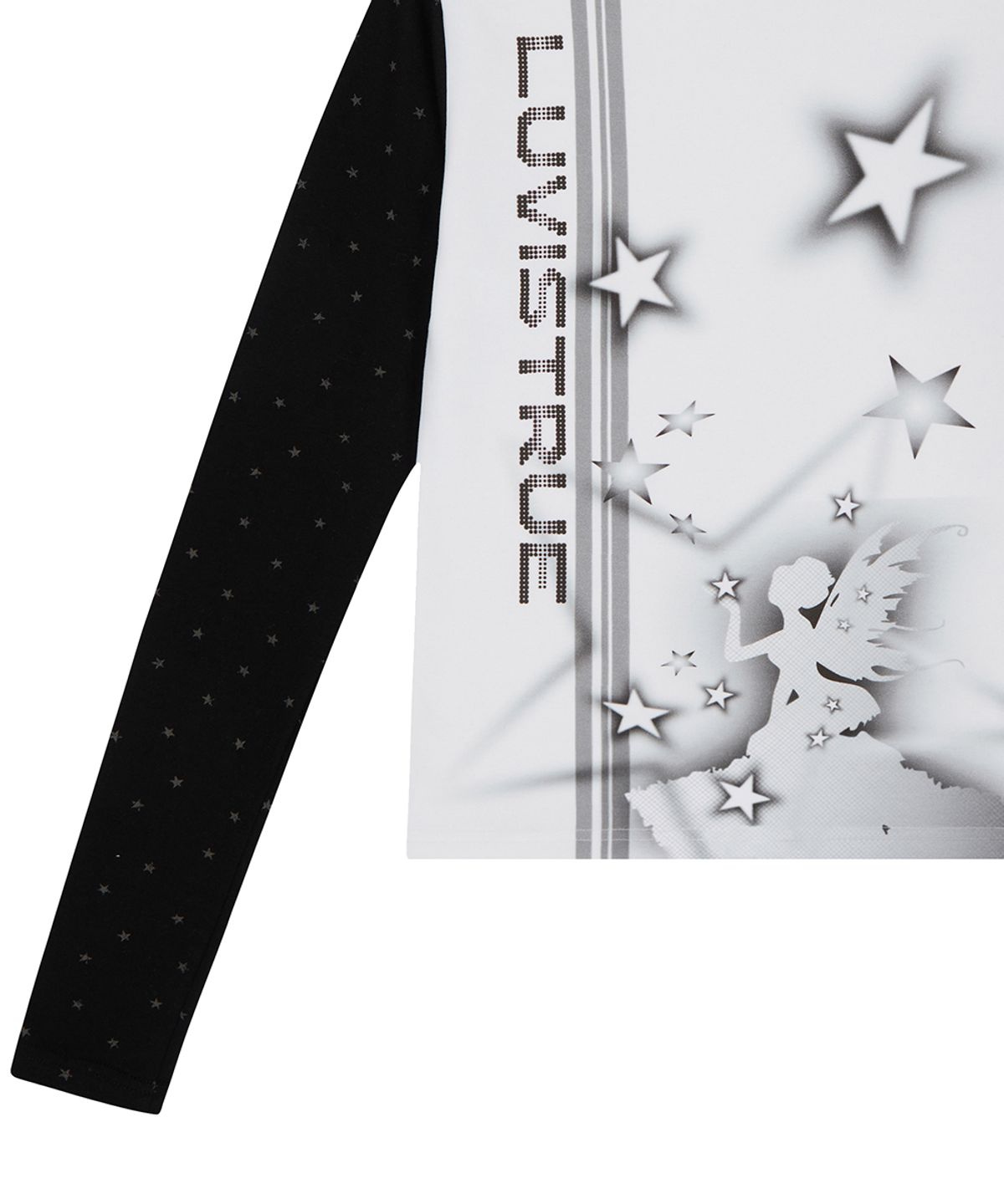 러브이즈트루(LUVISTRUE) EL STAR FAIRY ONE-SHOULDER TEE(WHITE)