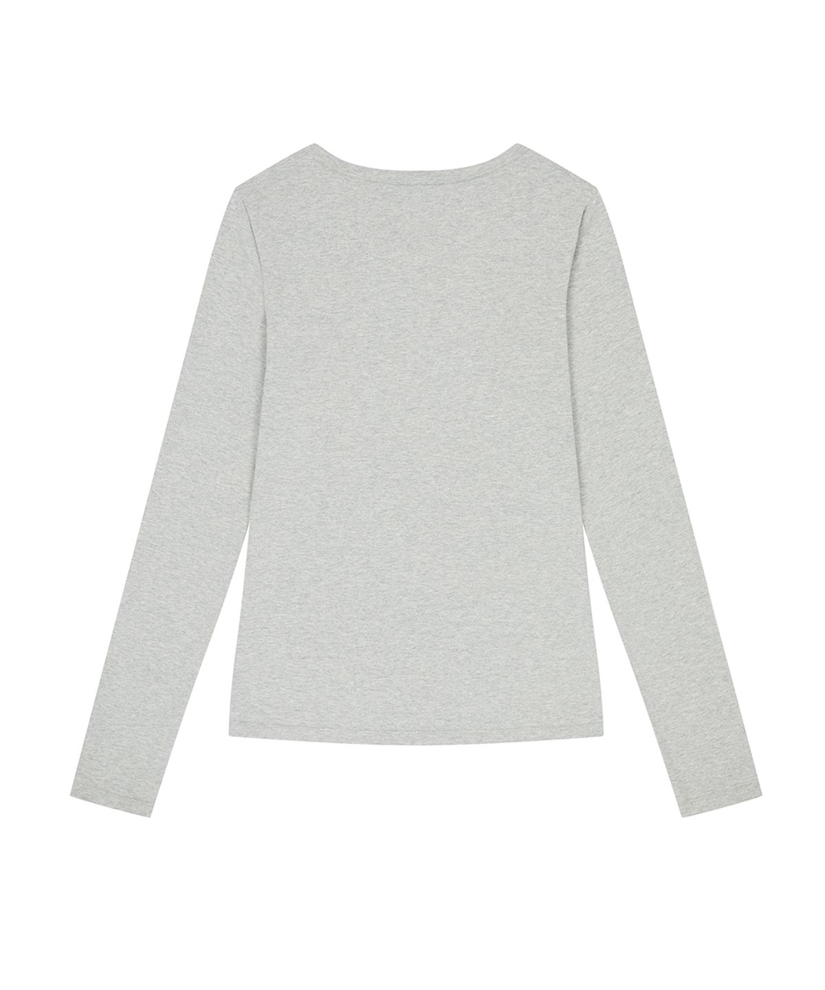 러브이즈트루(LUVISTRUE) EL HENLEY NECK SLEEVE TEE(GRAY)