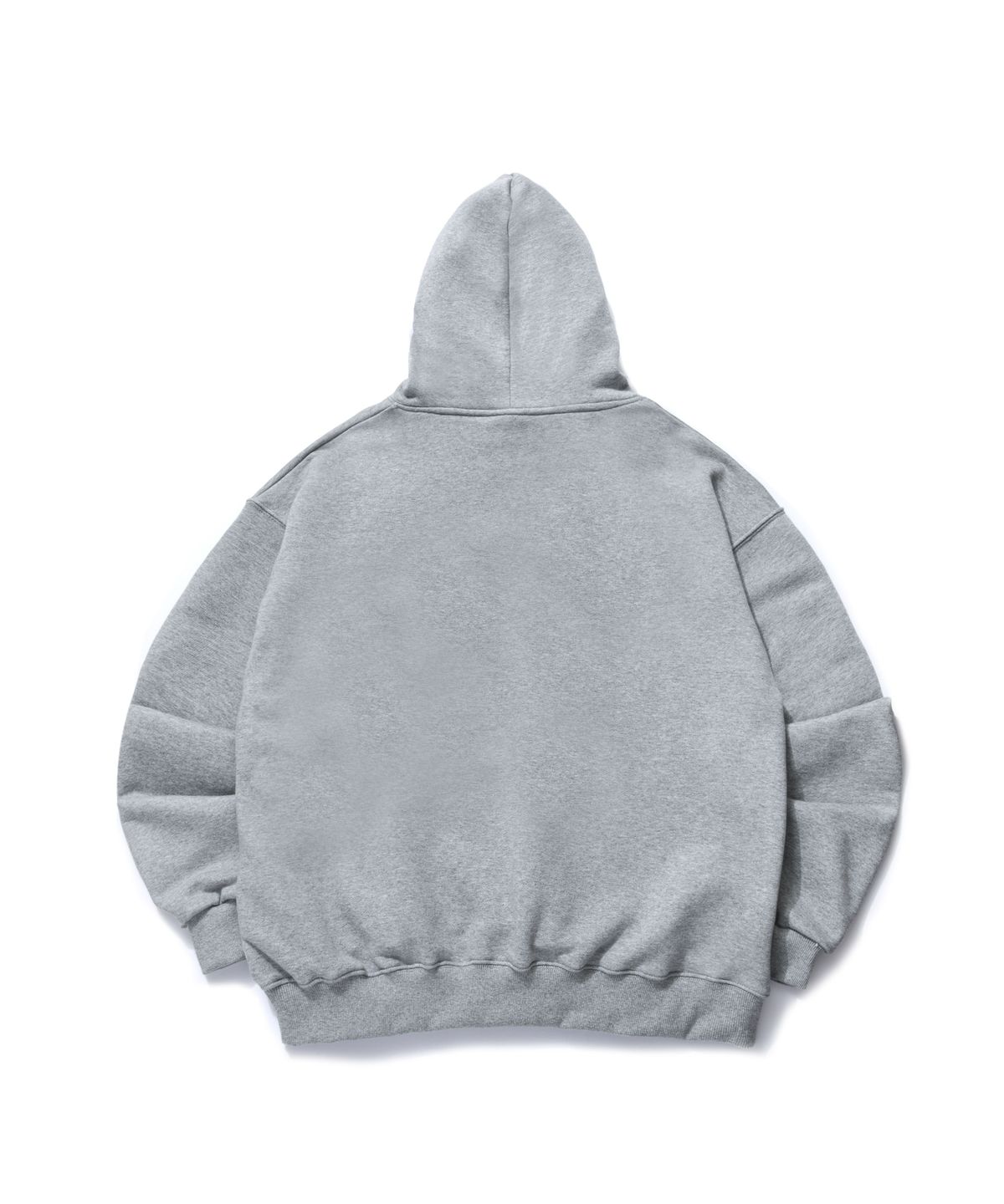 아모우(AMOU) Lettering Circle HOODIE GRAY