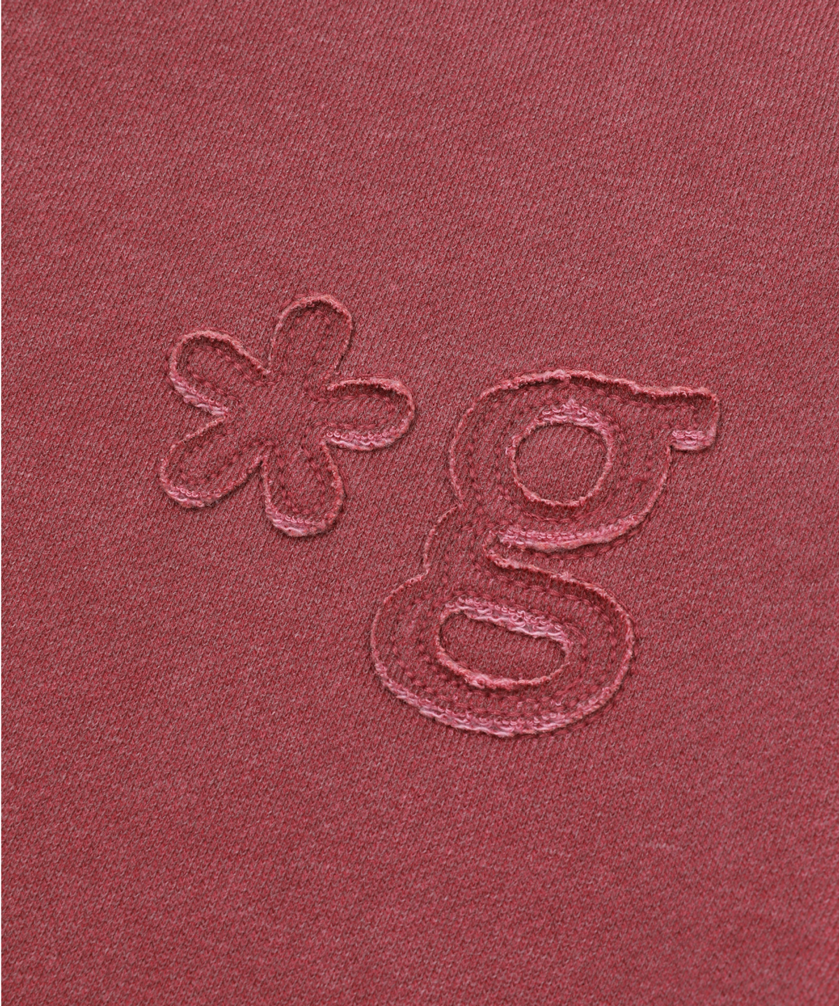 글런든(GRUNDEN) SIGNATURE LOGO VINTAGE LAYERED TOP (BURGUNDY)
