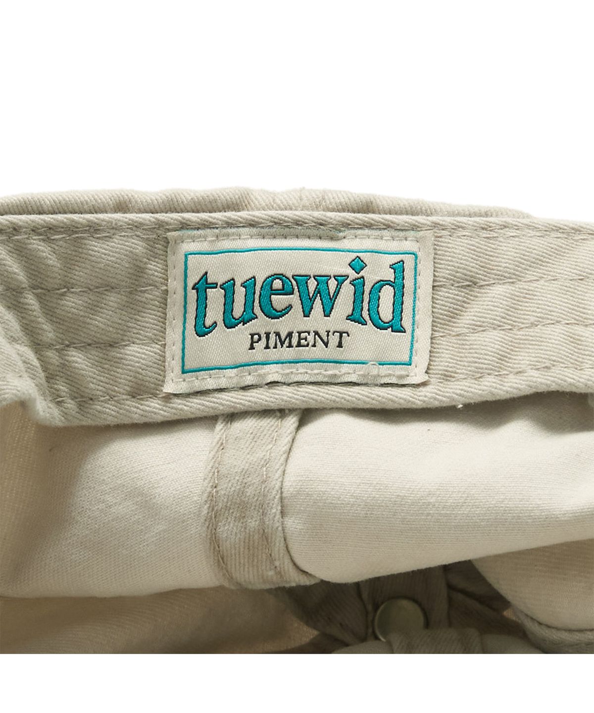 투위드(TUEWID) TUEWID logo patch work wrinkled ball cap in pink
