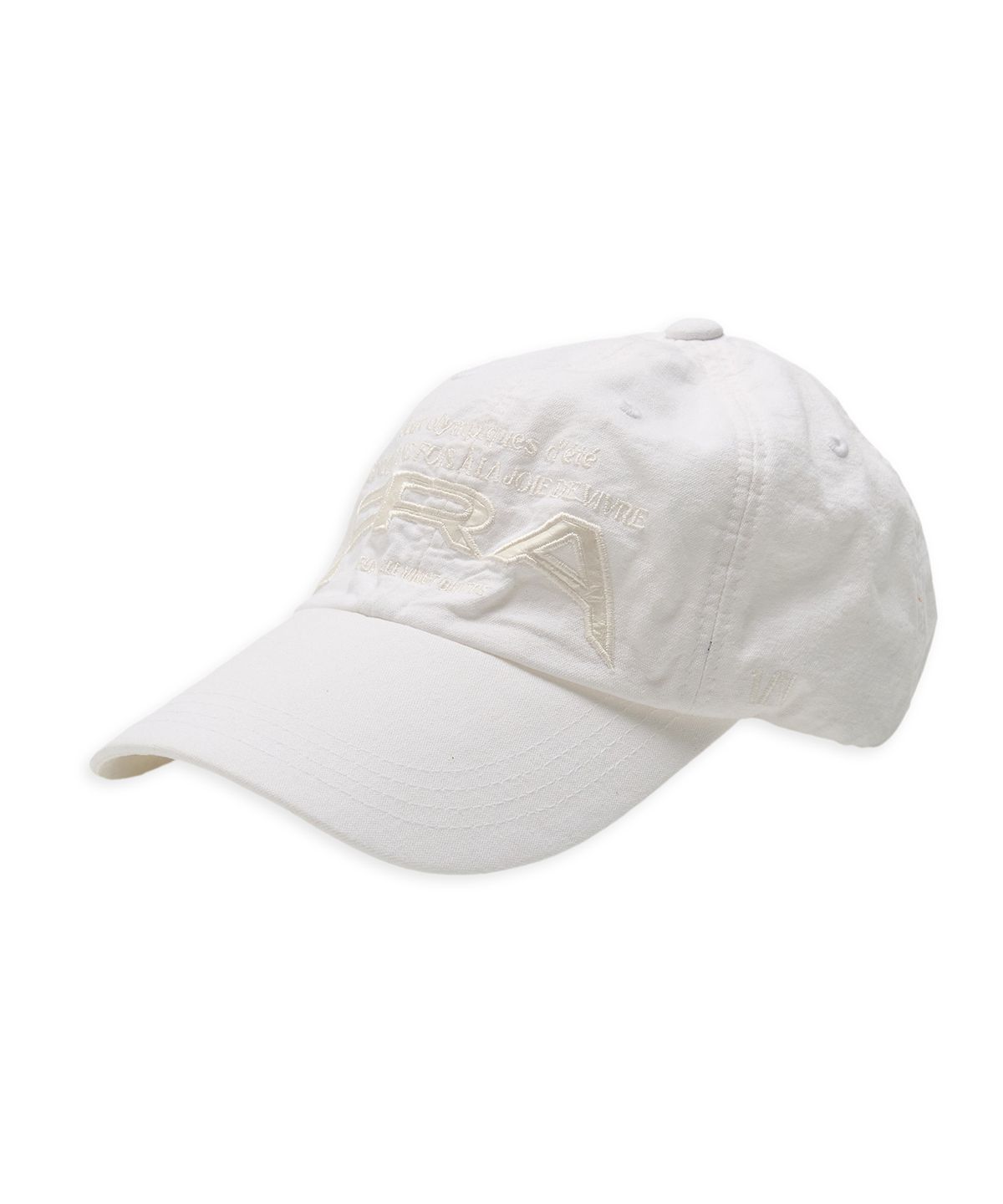 투위드(TUEWID) FRA 24,souvenir wrinkled ball cap in blanc