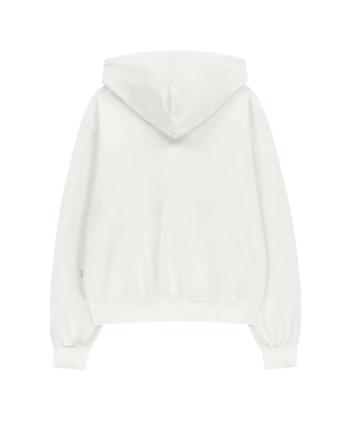 오호스(OJOS) Hotfix Logo Hoodie Zip-up / Off White