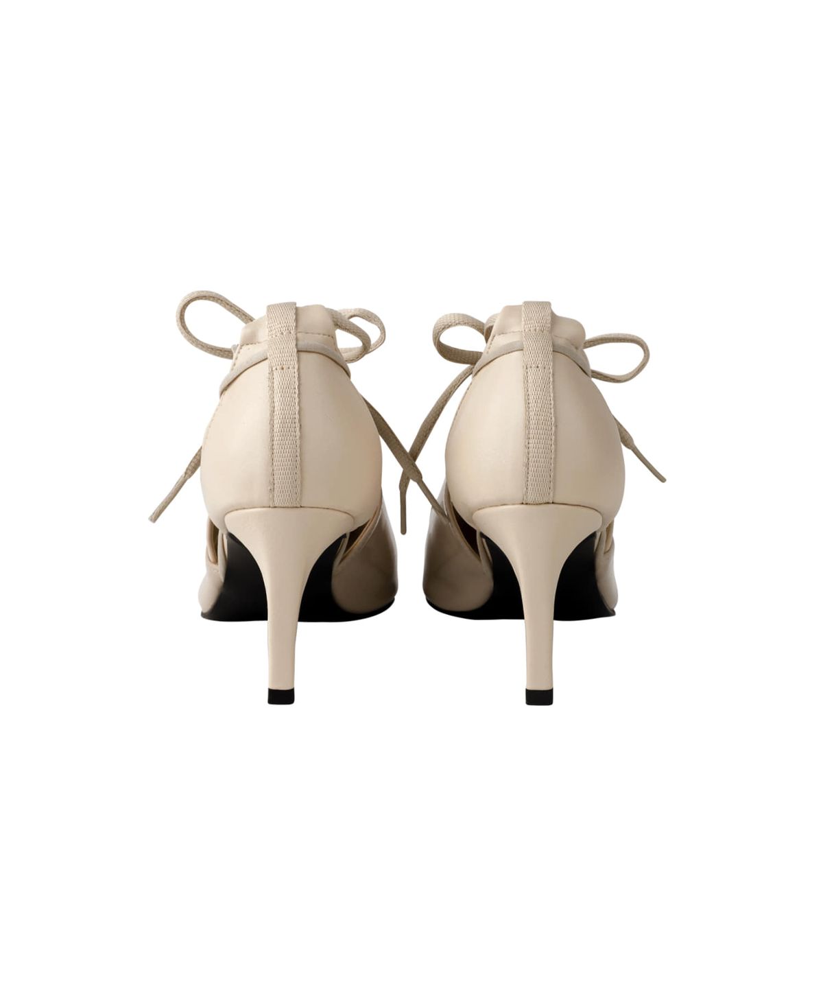 오호스(OJOS) Multistrap Stiletto Heels / Beige