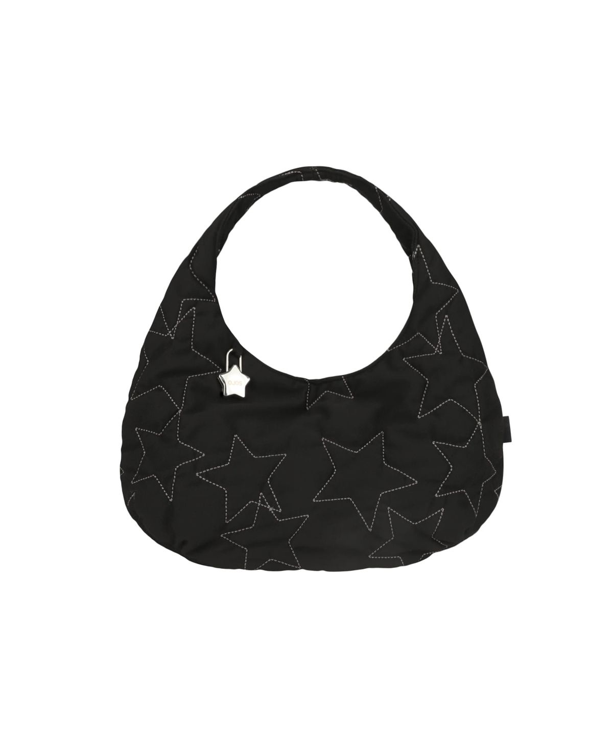 오호스(OJOS) Starquilt padded Hobo Bag / Black