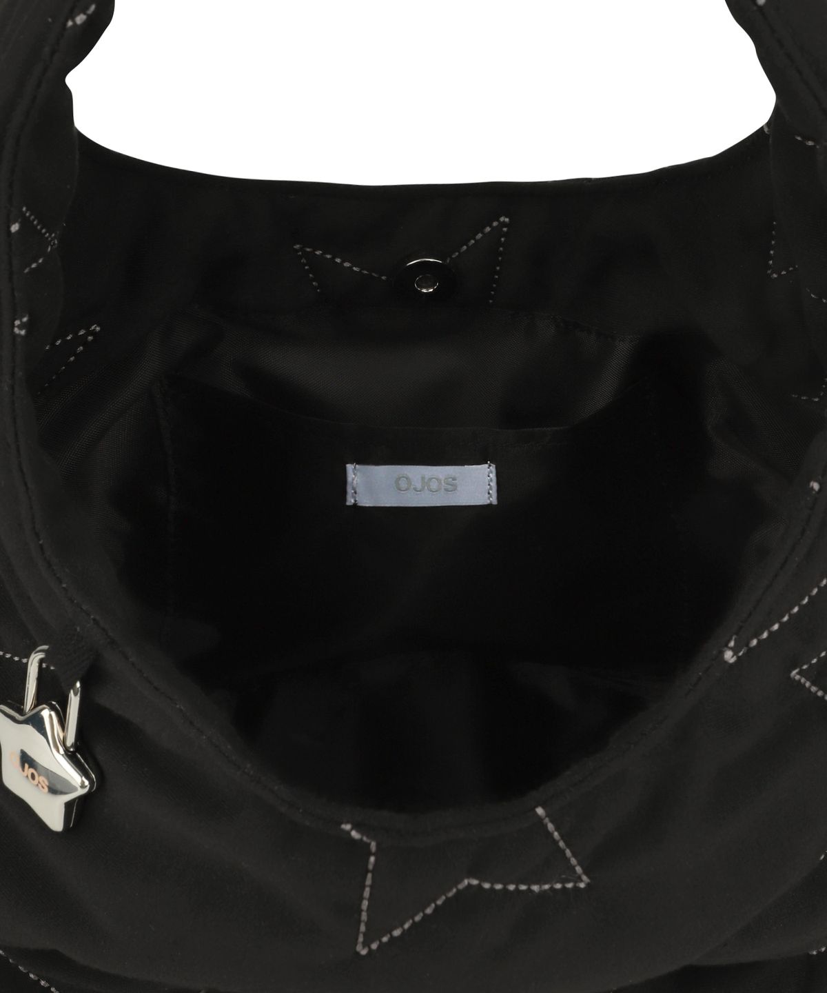 오호스(OJOS) Starquilt padded Hobo Bag / Black