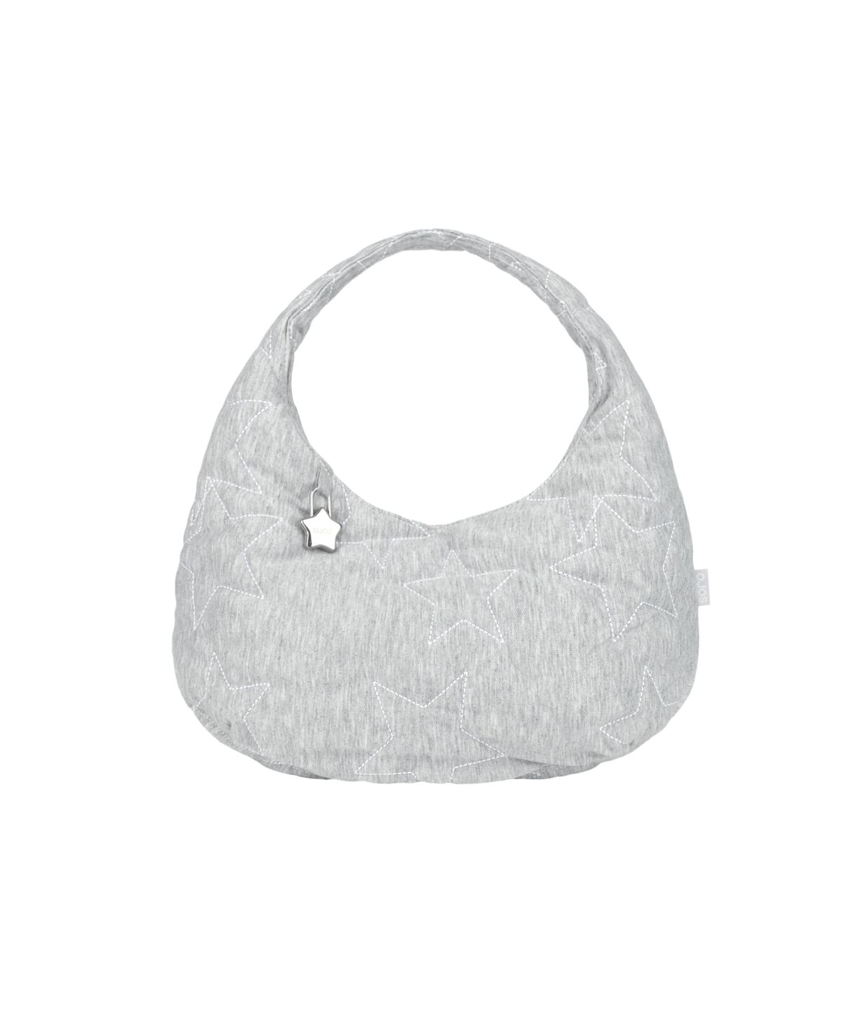 오호스(OJOS) Starquilt padded Hobo Bag / Grey