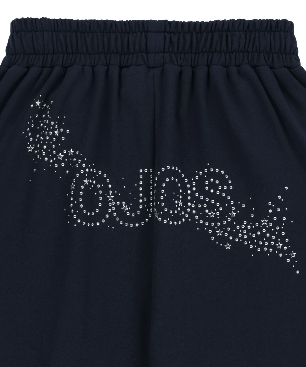 오호스(OJOS) Hotfix Logo Wide Sweatpants / Navy