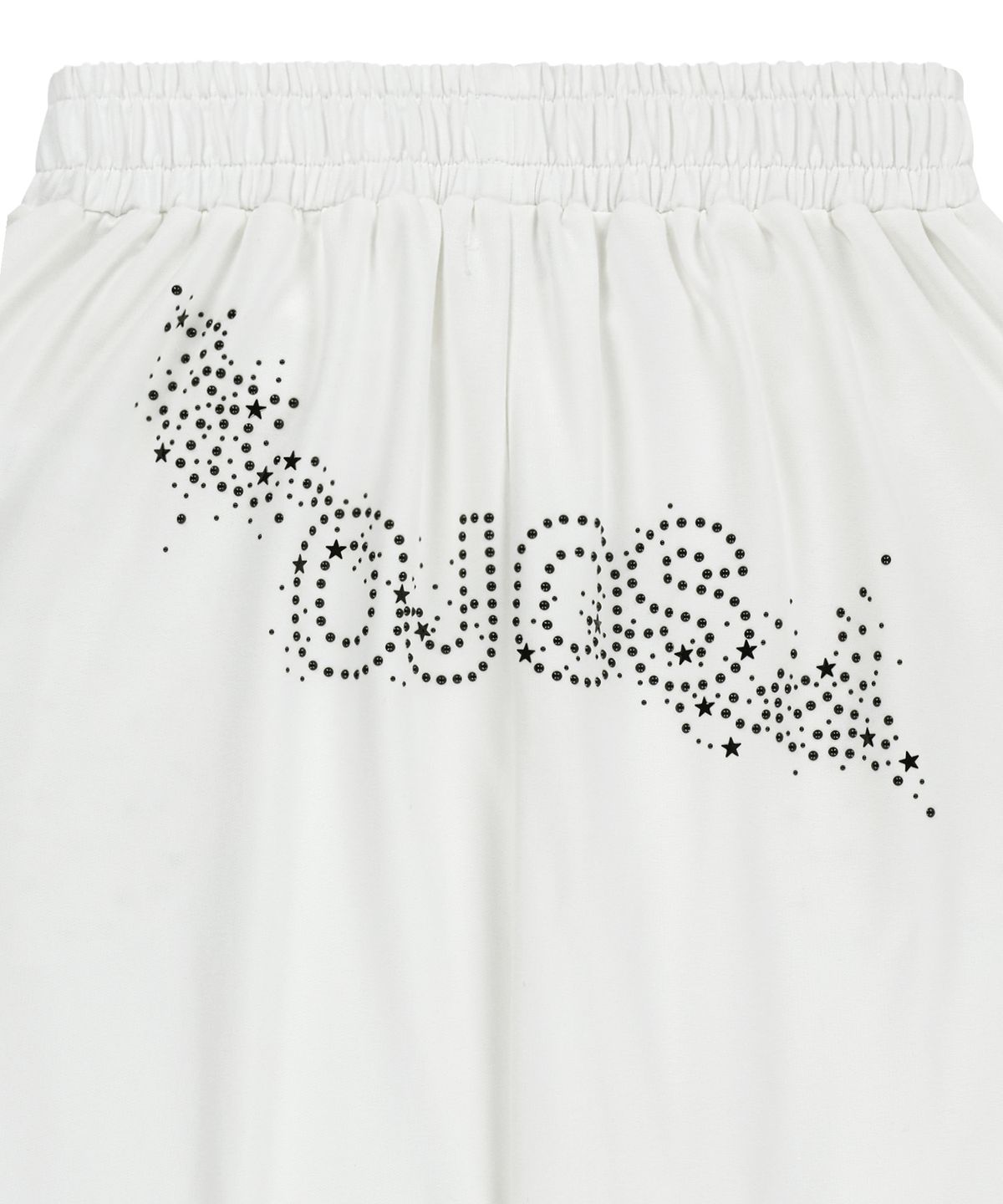 오호스(OJOS) Hotfix Logo Wide Sweatpants / Off White