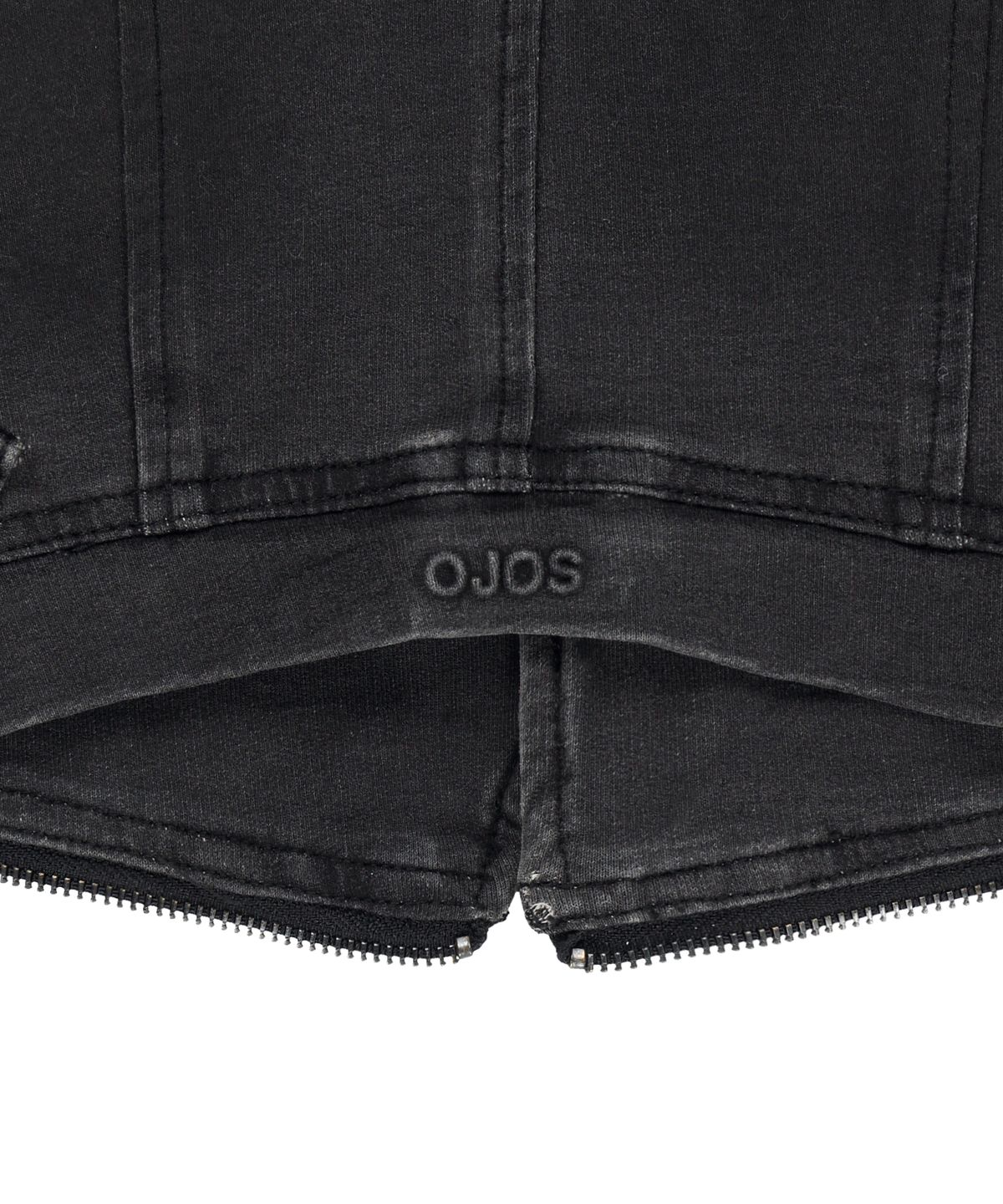 오호스(OJOS) Detachable Span Denim Jacket / Charcoal