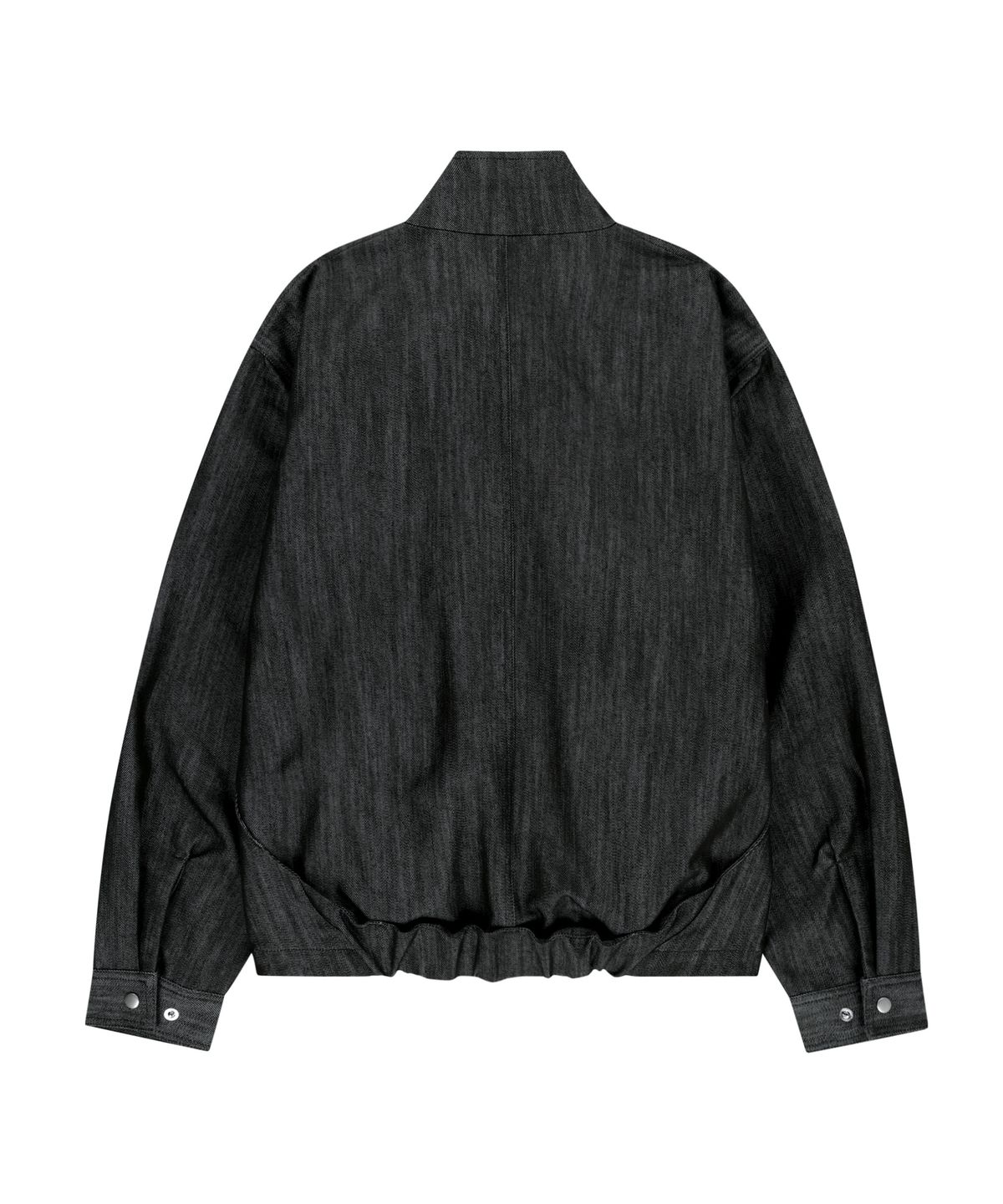오호스(OJOS) Metal Denim Bomber Jacket / Black
