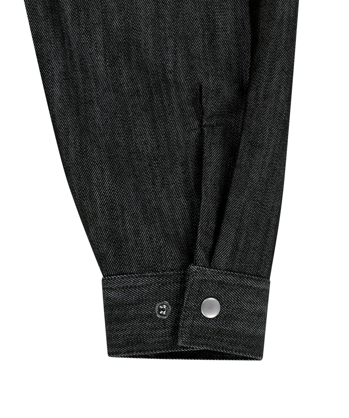 오호스(OJOS) Metal Denim Bomber Jacket / Black