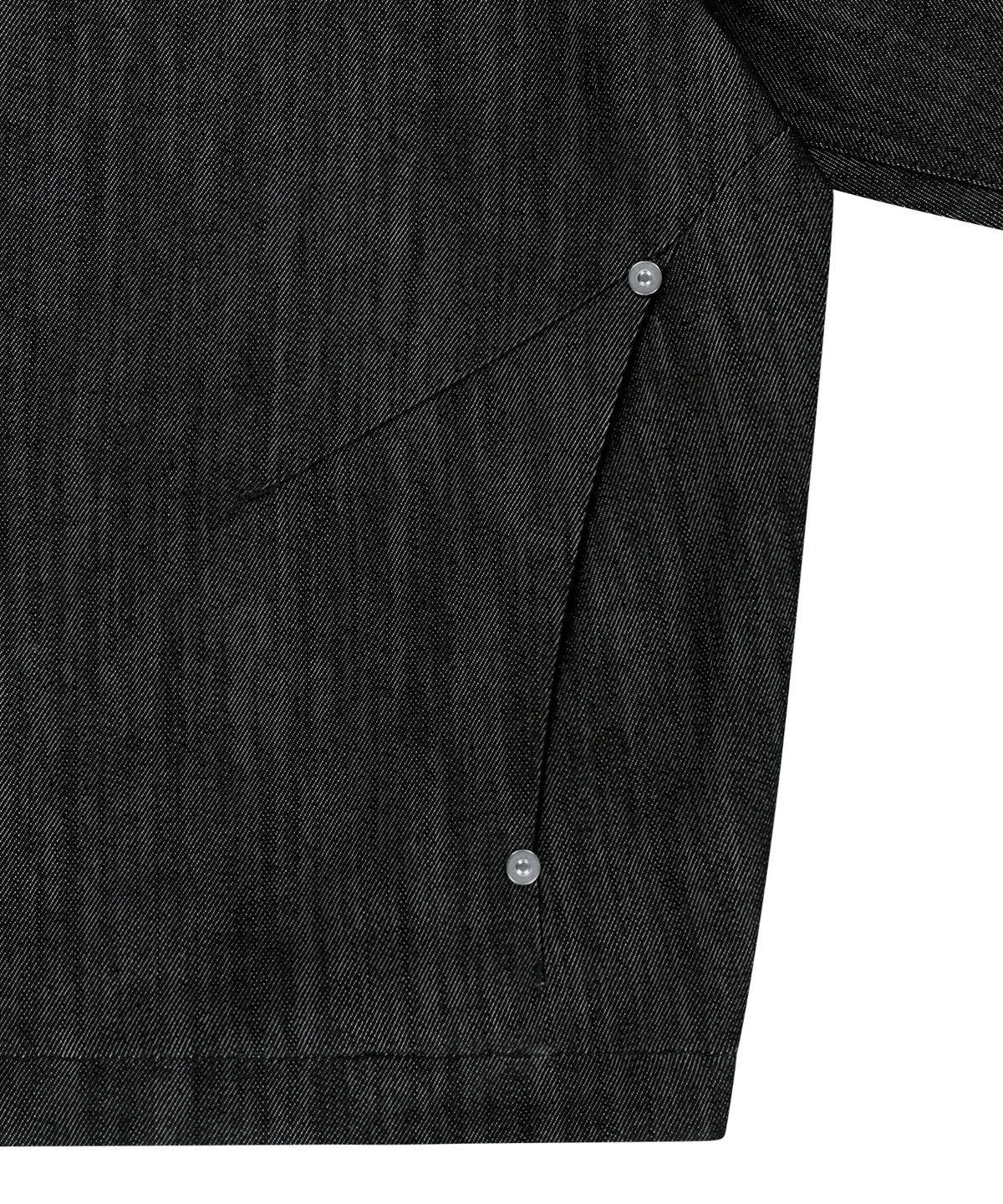 오호스(OJOS) Metal Denim Bomber Jacket / Black