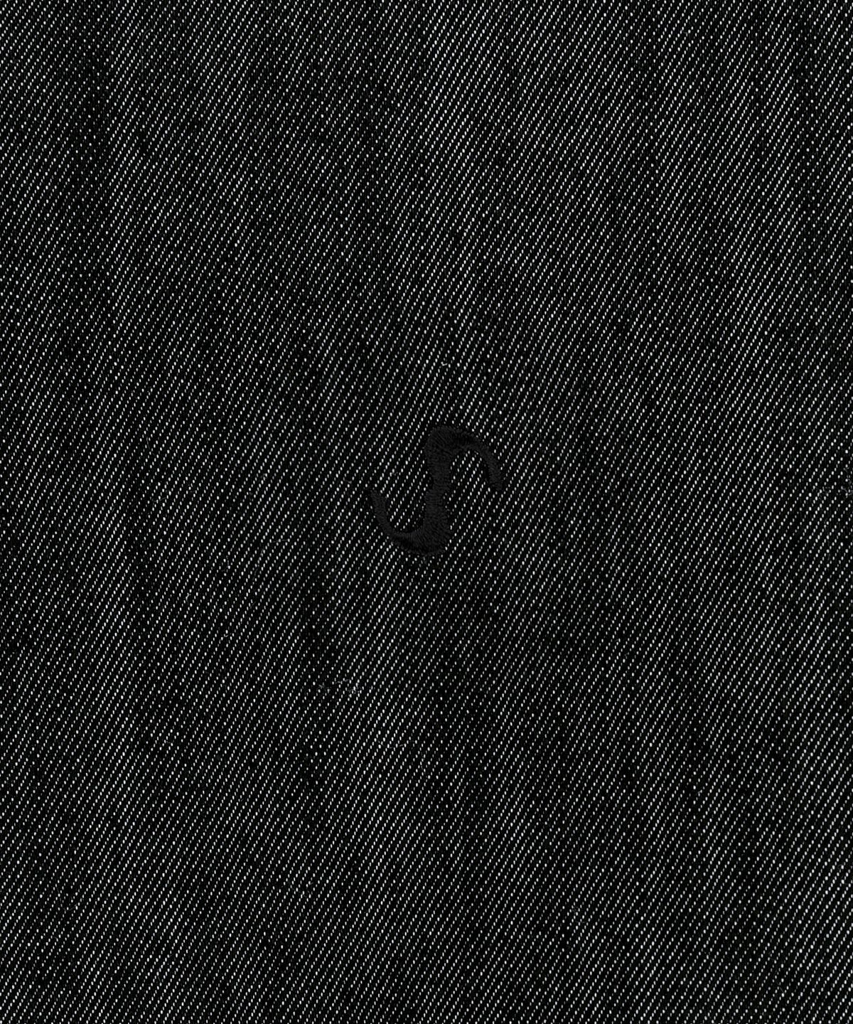 오호스(OJOS) Metal Denim Bomber Jacket / Black