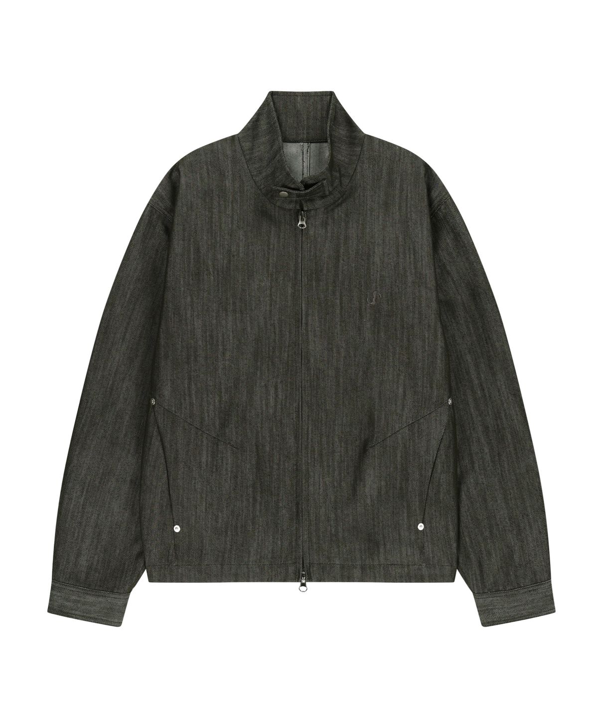 오호스(OJOS) Metal Denim Bomber Jacket / Khaki