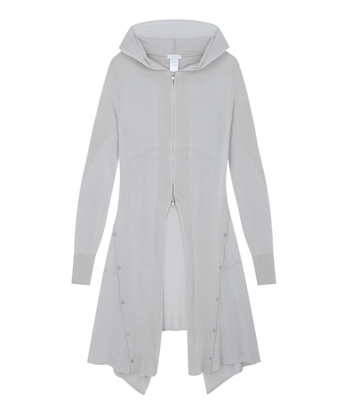 오호스(OJOS) Detach Panel Knit Hoodie / Grey