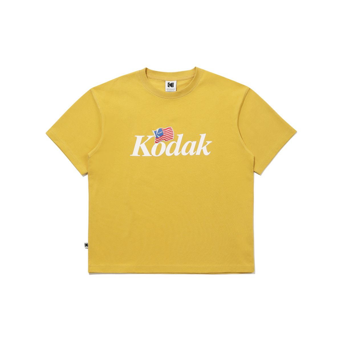 코닥(KODAK) 골드모먼트 로고 반팔 티셔츠 YELLOW