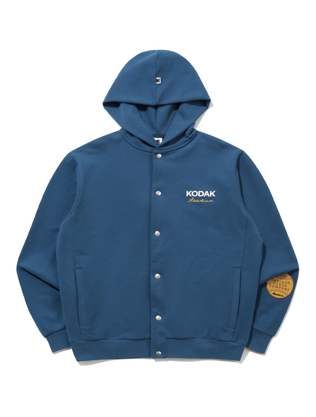 코닥(KODAK) 골드모먼트 스냅 후드 자켓 BLUE