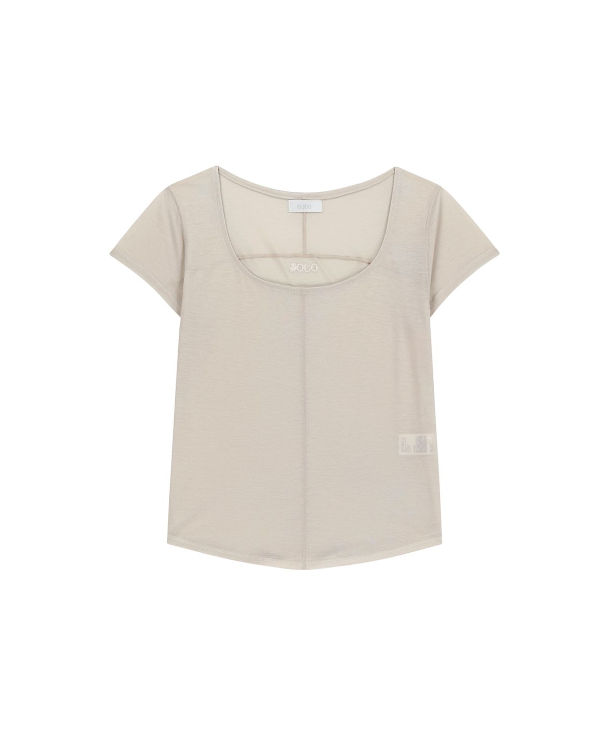 오호스(OJOS) Flatseam Tee / Oatmeal