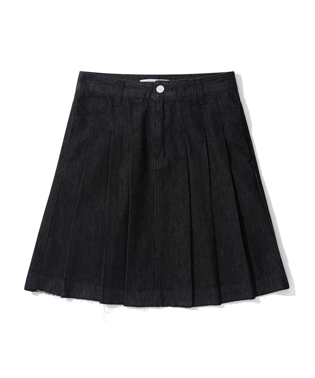 데케트 우먼(DECET WOMEN) Front Pleats Midi Skirt DCSK008BLACK