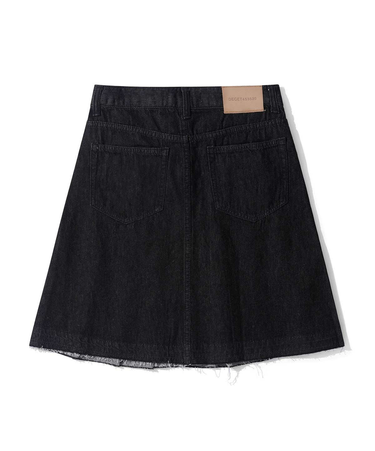데케트 우먼(DECET WOMEN) Front Pleats Midi Skirt DCSK008BLACK