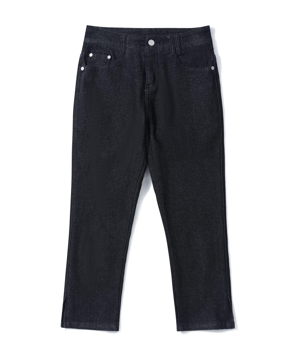 데케트 우먼(DECET WOMEN) Low Rise Capri Jeans DCWPT023CPBLACK