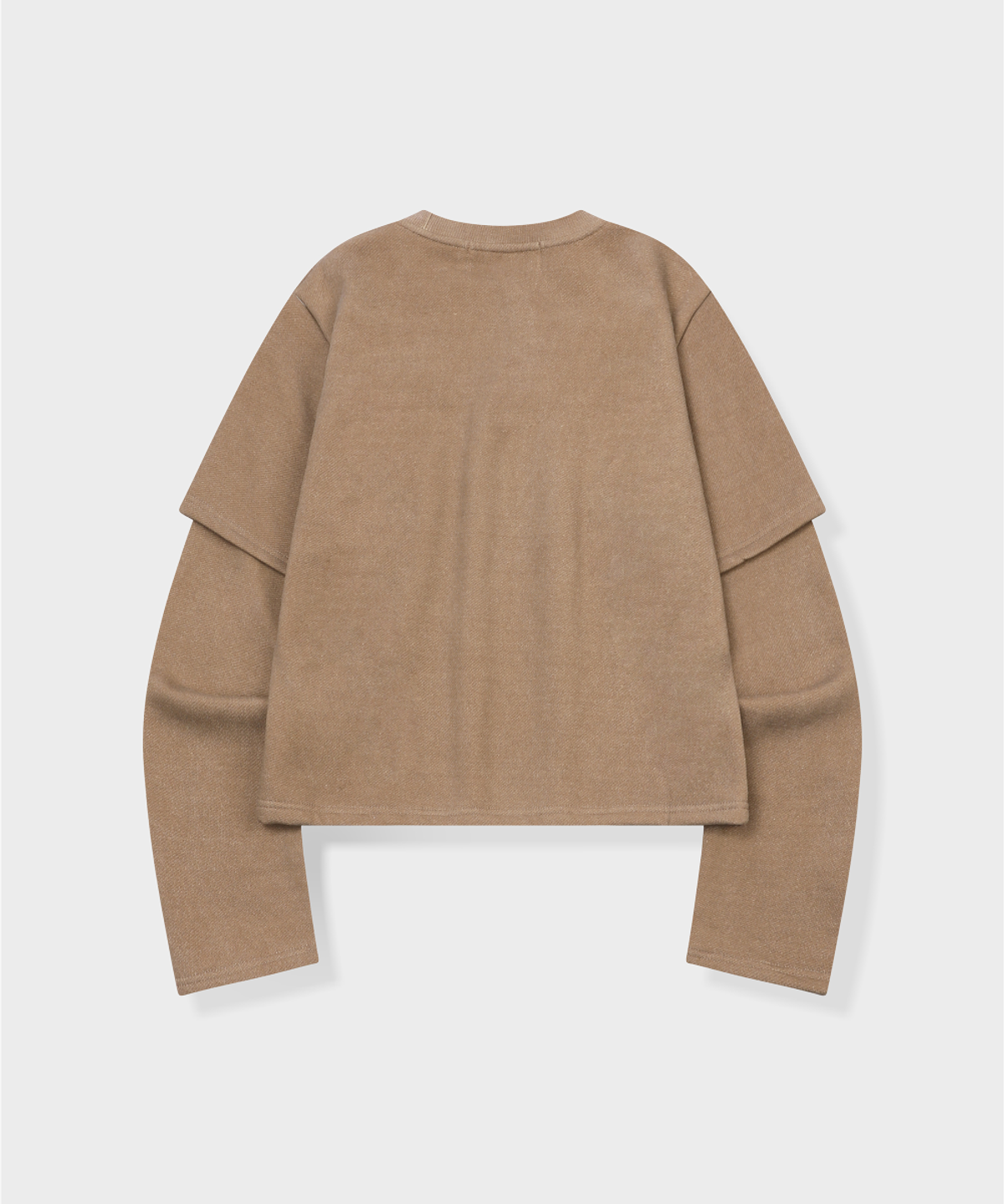 글런든(GRUNDEN) SIGNATURE LOGO VINTAGE LAYERED TOP (SAND)