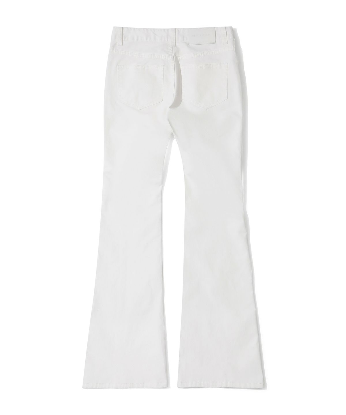 데케트 우먼(DECET WOMEN) (코튼)Signature Slim Low Rise Flared Jeans DCWPT006WHITE