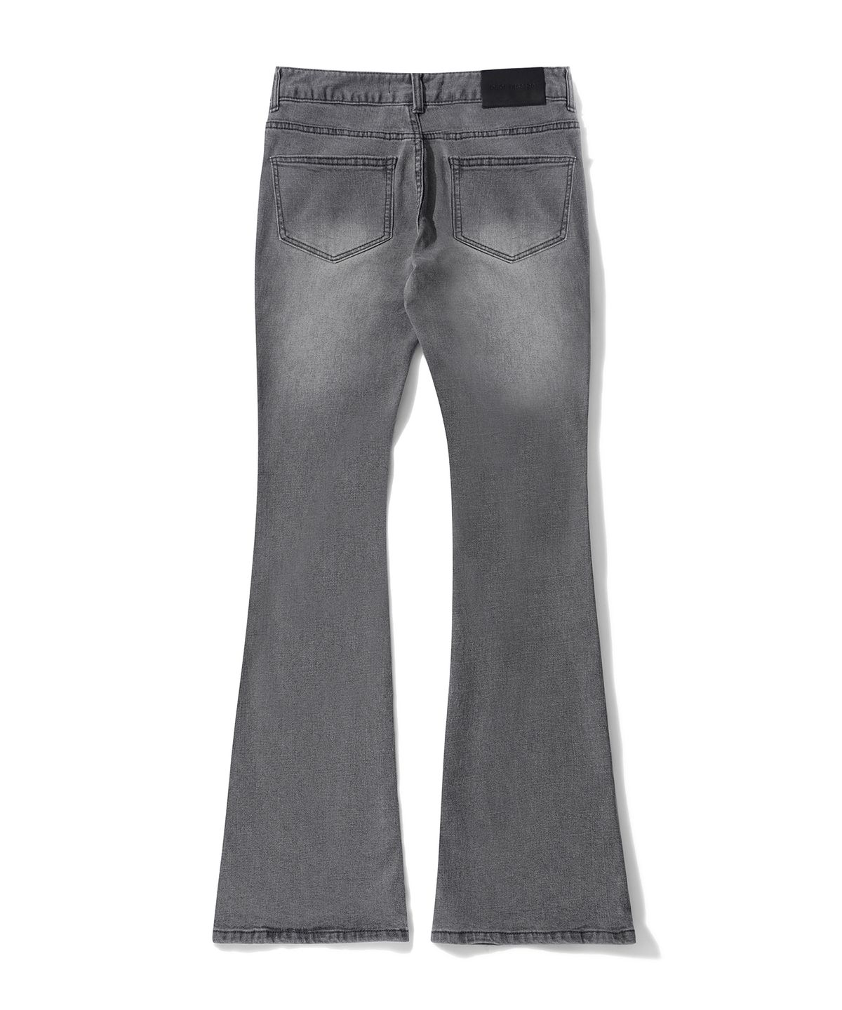 데케트 우먼(DECET WOMEN) Signature Slim Low Rise Flared Jeans DCWPT006GRAY