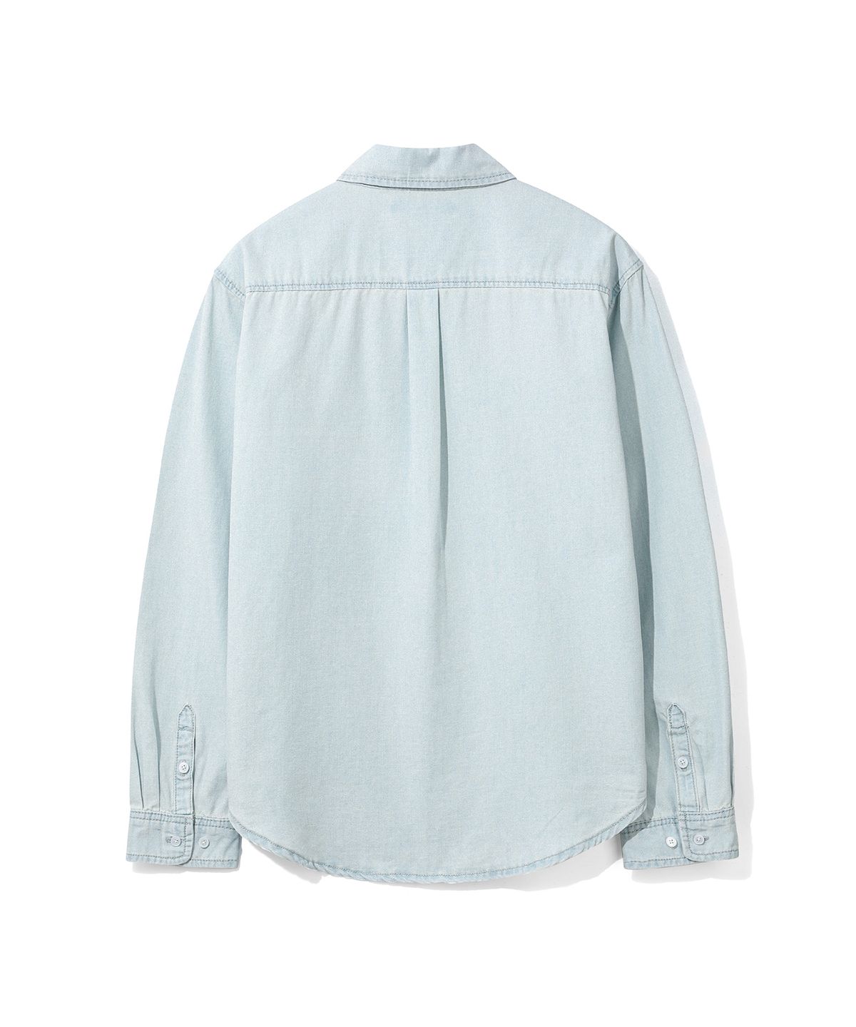 데케트 우먼(DECET WOMEN) Denim Pocket Over Shirts DCWSH005LIGHTBLUE