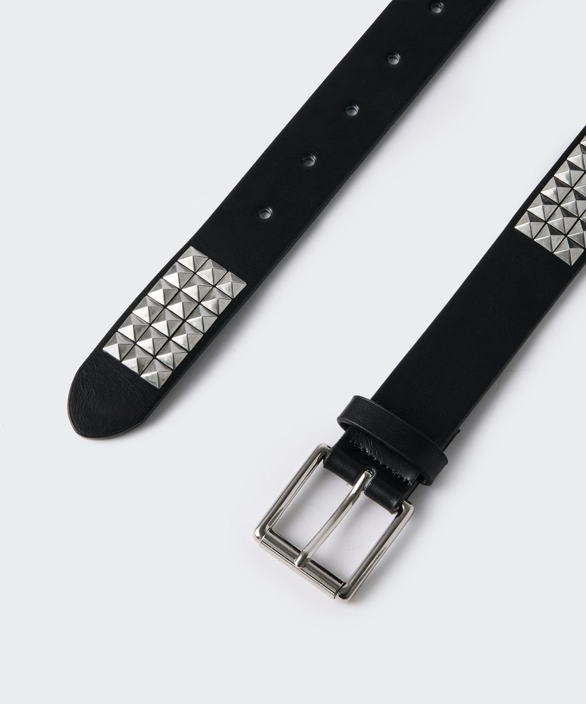 무신사 스탠다드 우먼(MUSINSA STANDARD WOMAN) 우먼즈 신세틱 레더 스퀘어 스터드 벨트_30mm