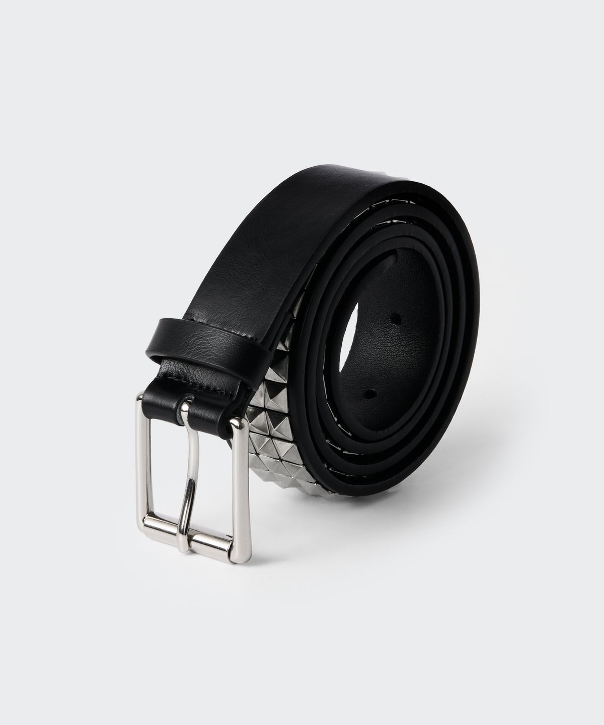 무신사 스탠다드 우먼(MUSINSA STANDARD WOMAN) 우먼즈 신세틱 레더 스퀘어 스터드 벨트_30mm