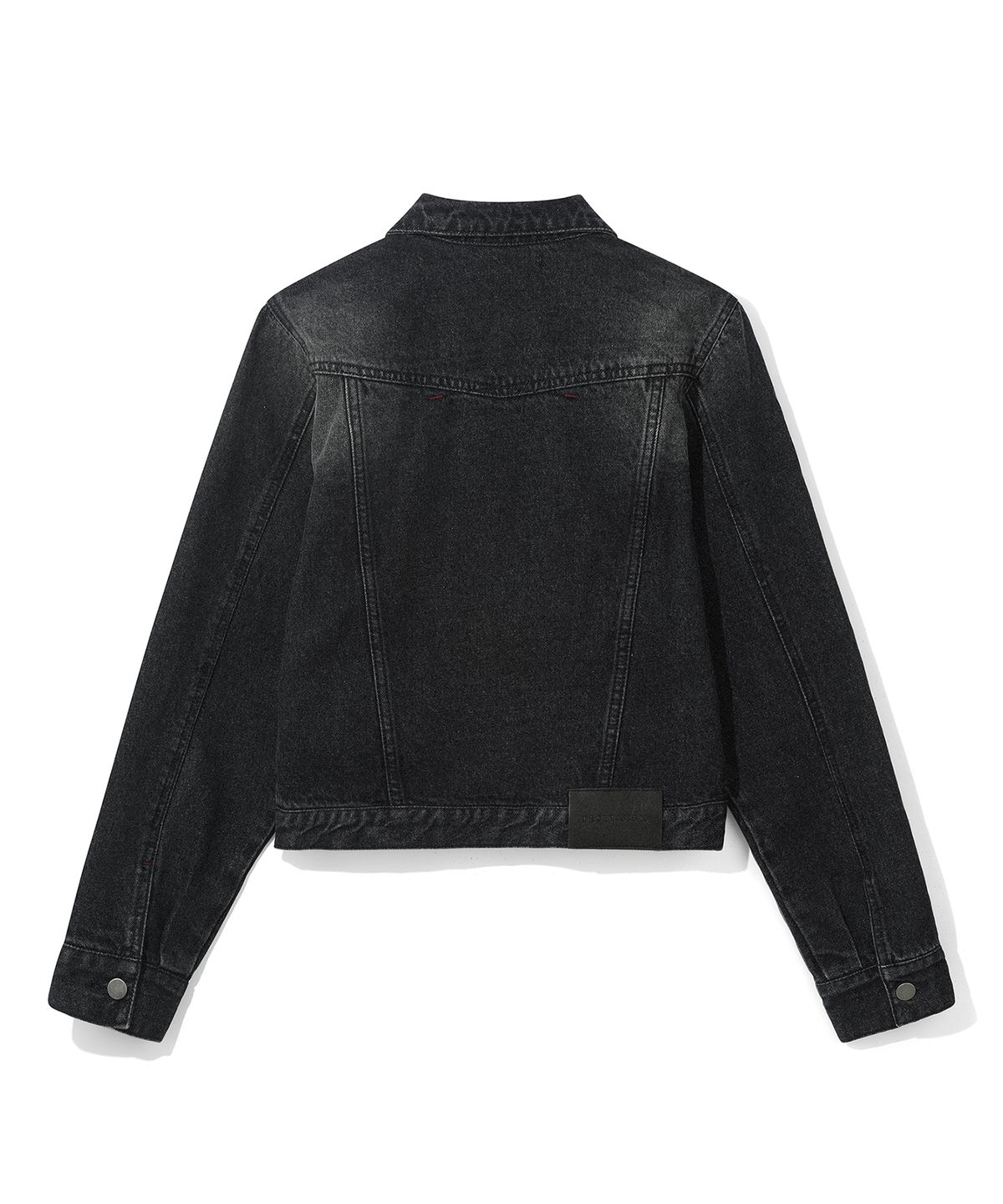 데케트 우먼(DECET WOMEN) Cropped Denim Jacket DCWJK002BLACK
