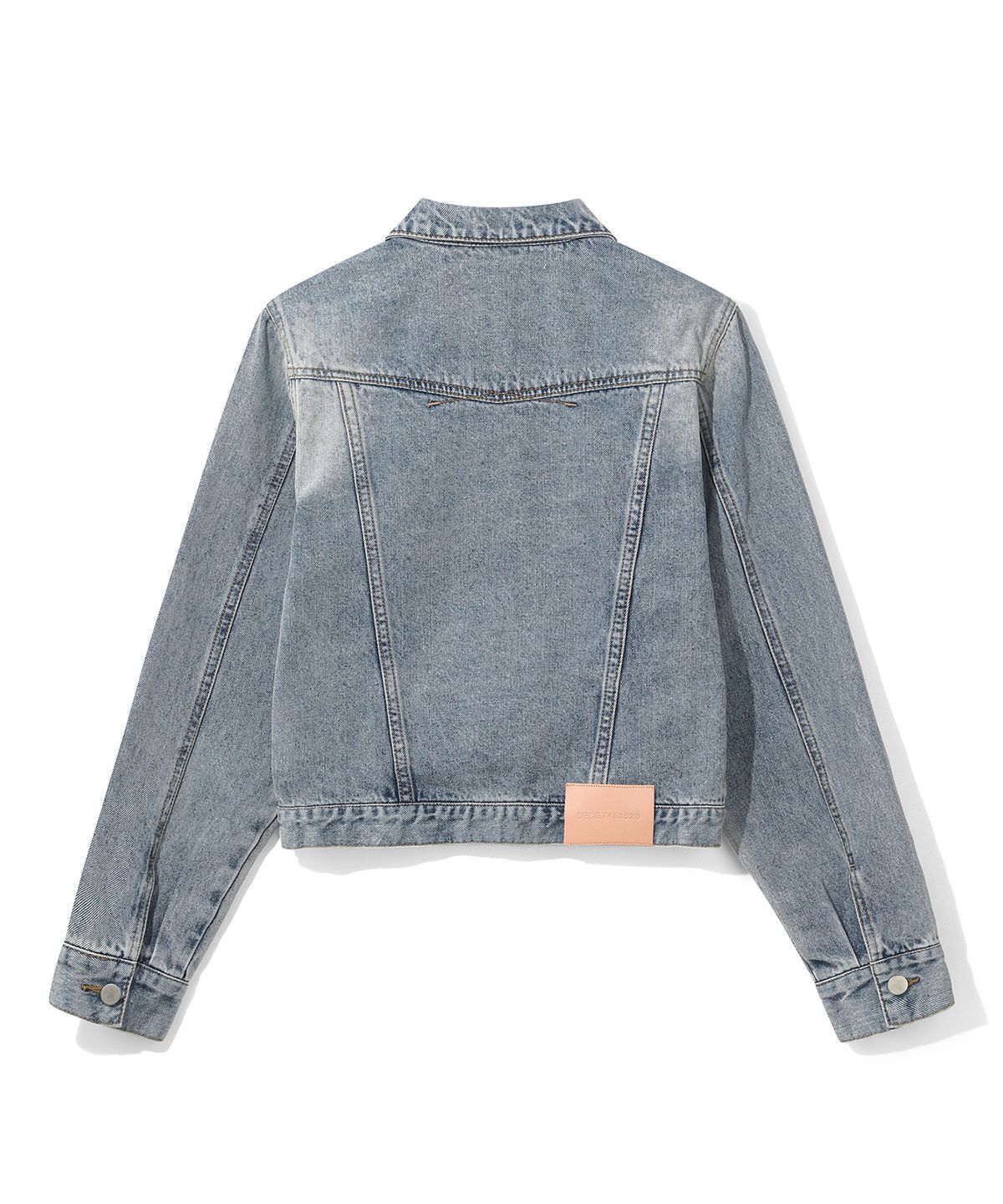 데케트 우먼(DECET WOMEN) Cropped Denim Jacket DCWJK002LIGHTBLUE