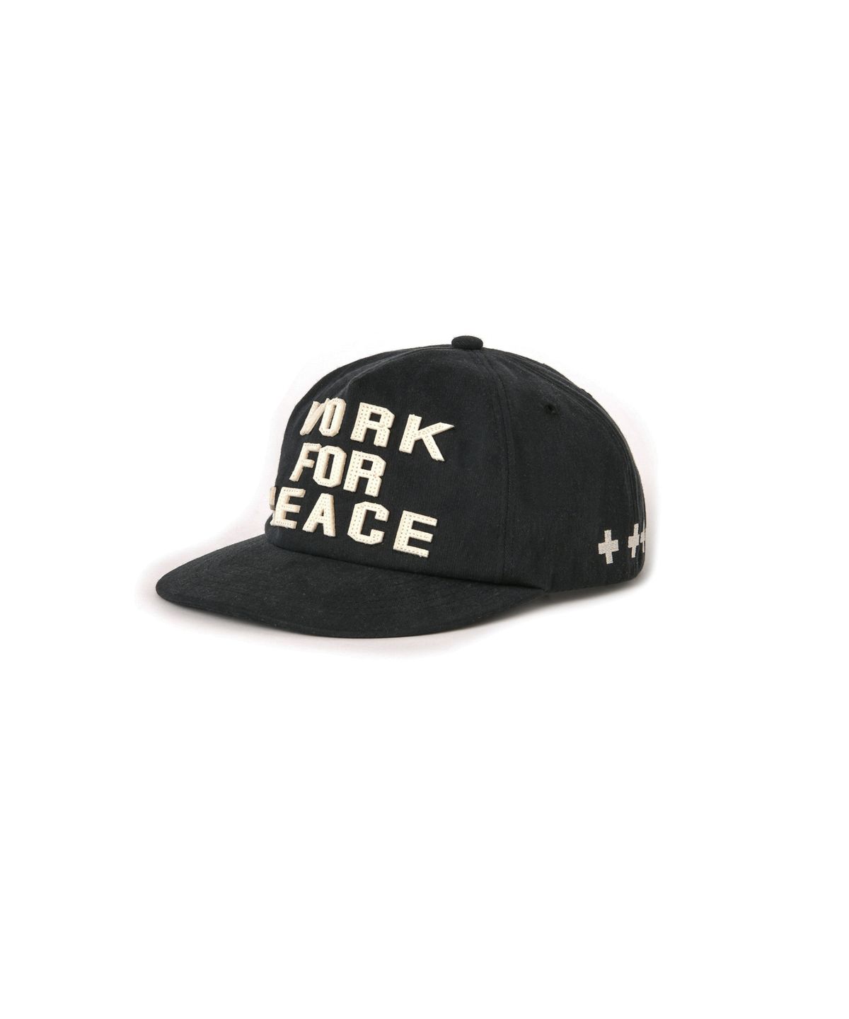 아모우(AMOU) WORK FOR PEACE 5PANNEL CAP BALCK
